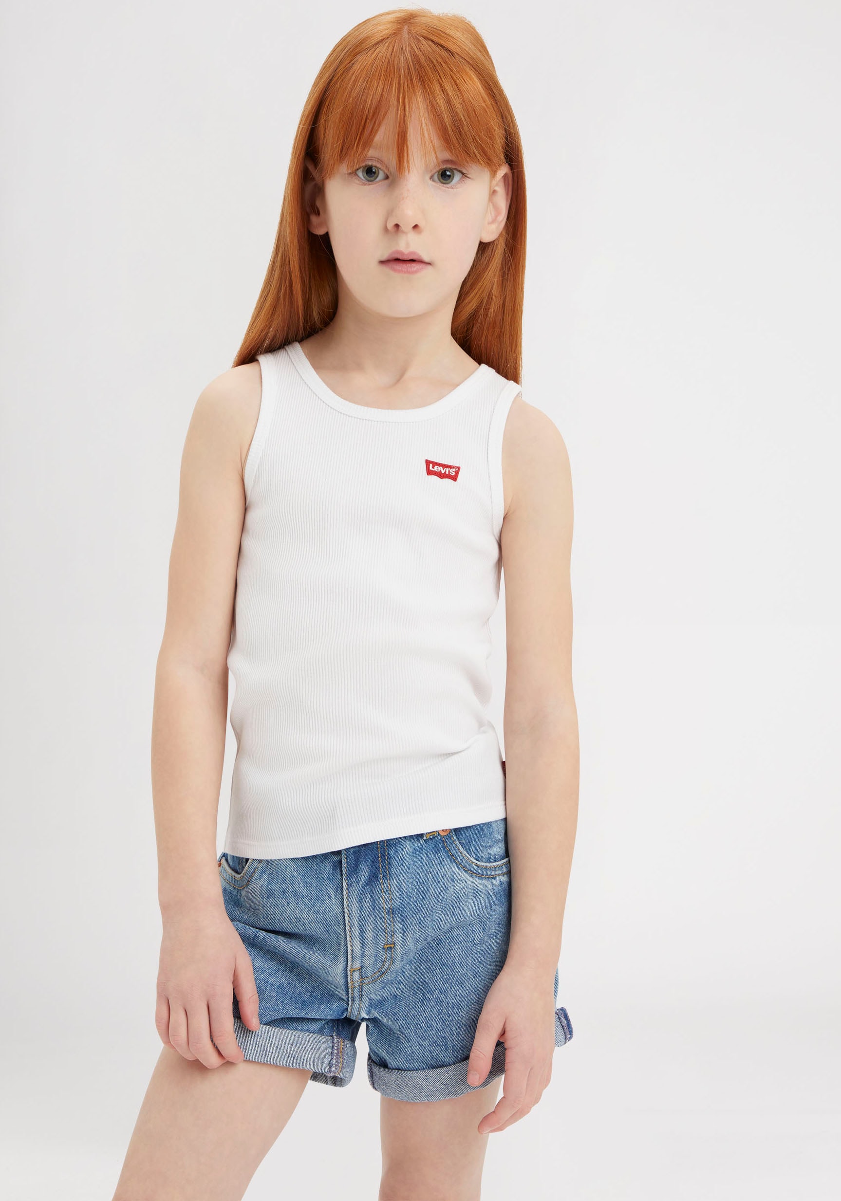 Levis Kids "LVG MEET AND GREET RIBBED TANK" for GIRLS