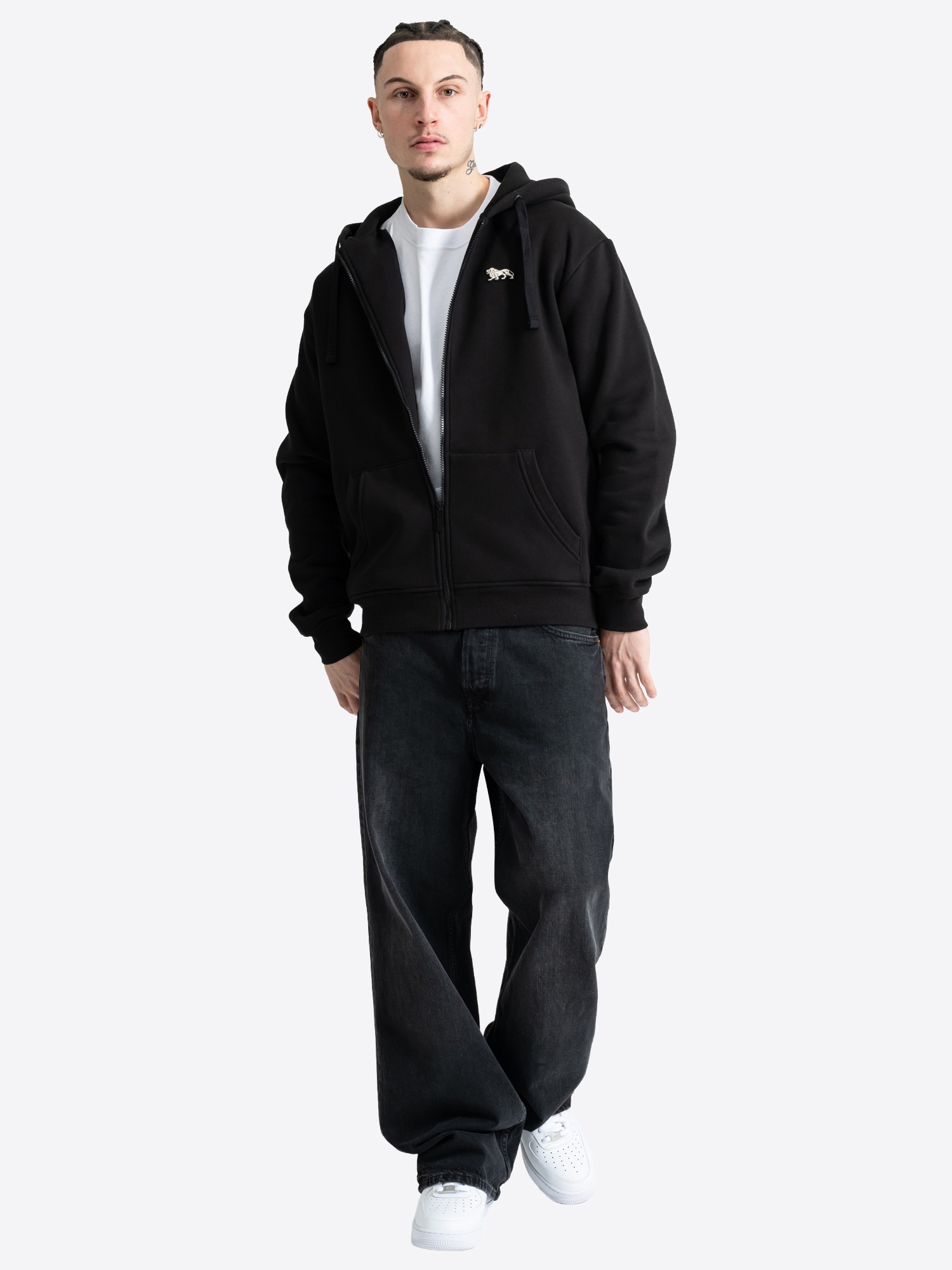 Lonsdale Kapuzensweatjacke »GLAPTHORN« mit Kapuze, für Freizeit und Alltag, komfortable Passform
