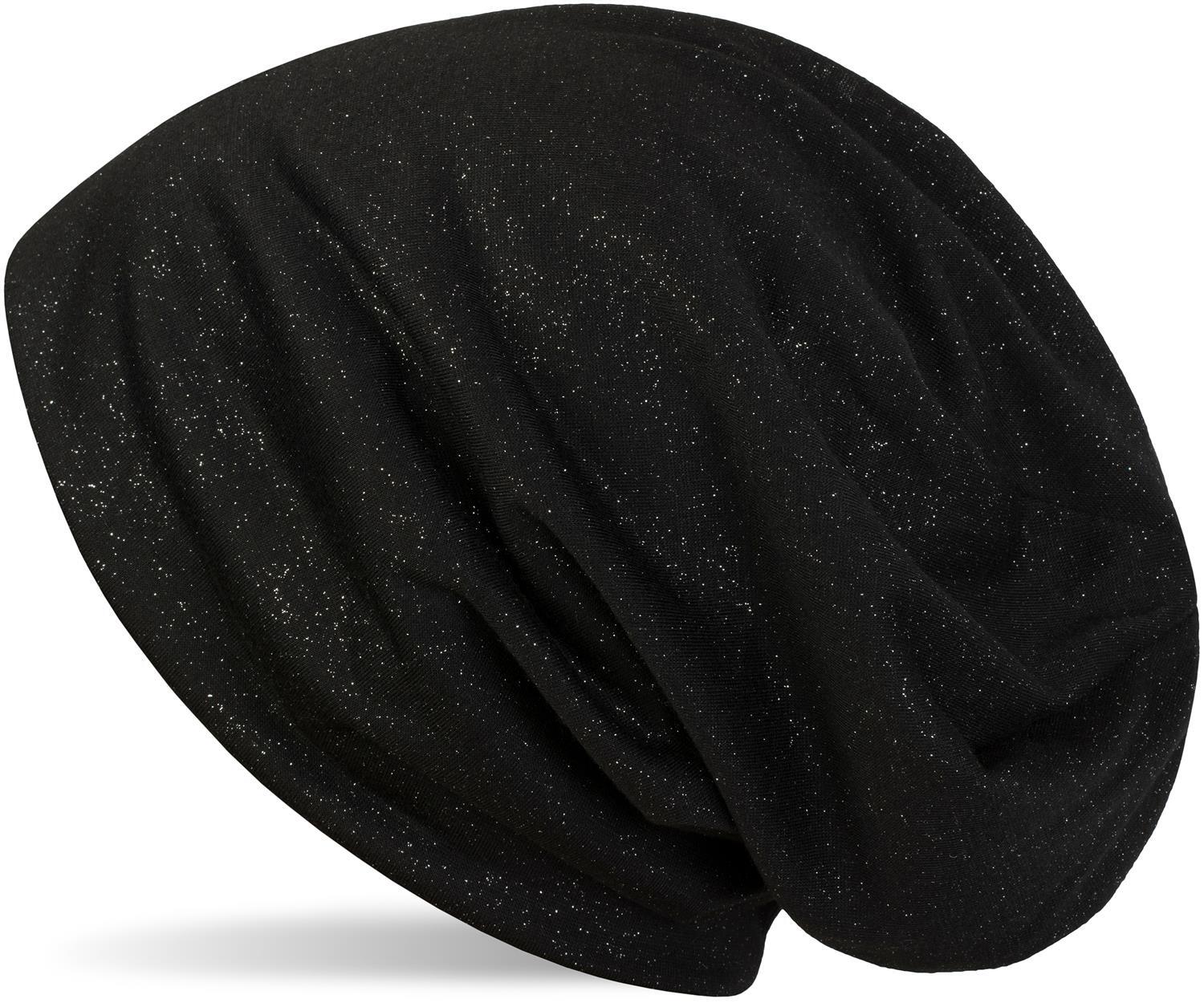 styleBREAKER Beanie "Beanie mit All Over Glitzer" 1 Stk.