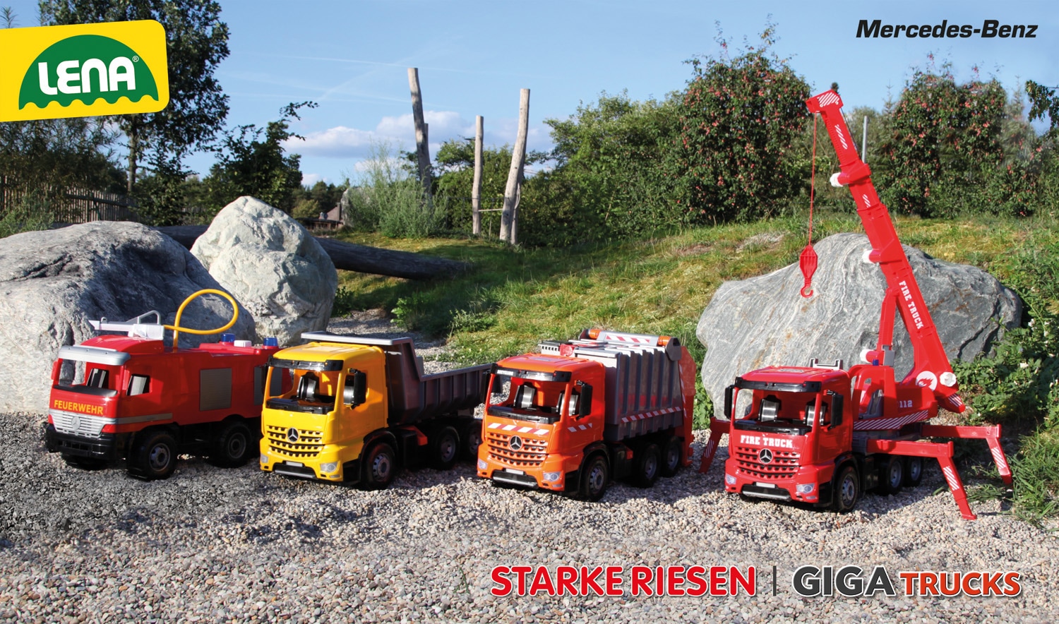 Lena® Spielzeug-LKW »Giga Trucks, Muldenkipper Arocs«, Made in Europe