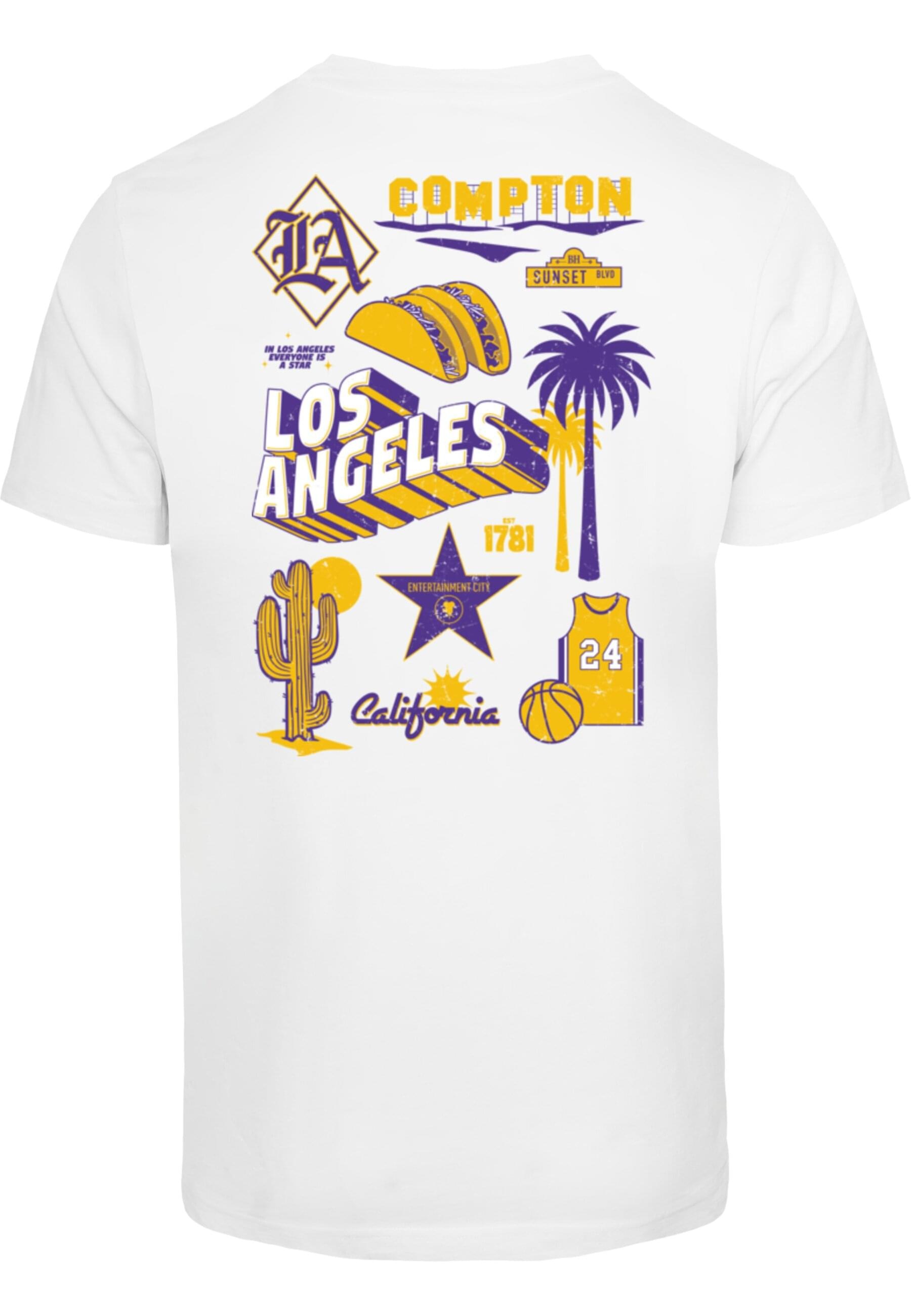 MisterTee T-Shirt »MisterTee Herren LA City Print Tee«, (1 tlg.)