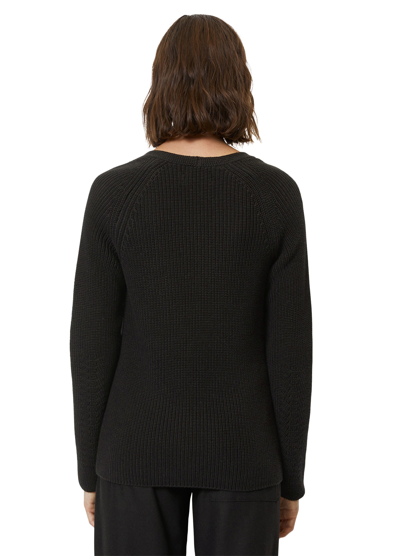 Marc O'Polo Strickpullover »aus schwerem Baumwoll-Garn«