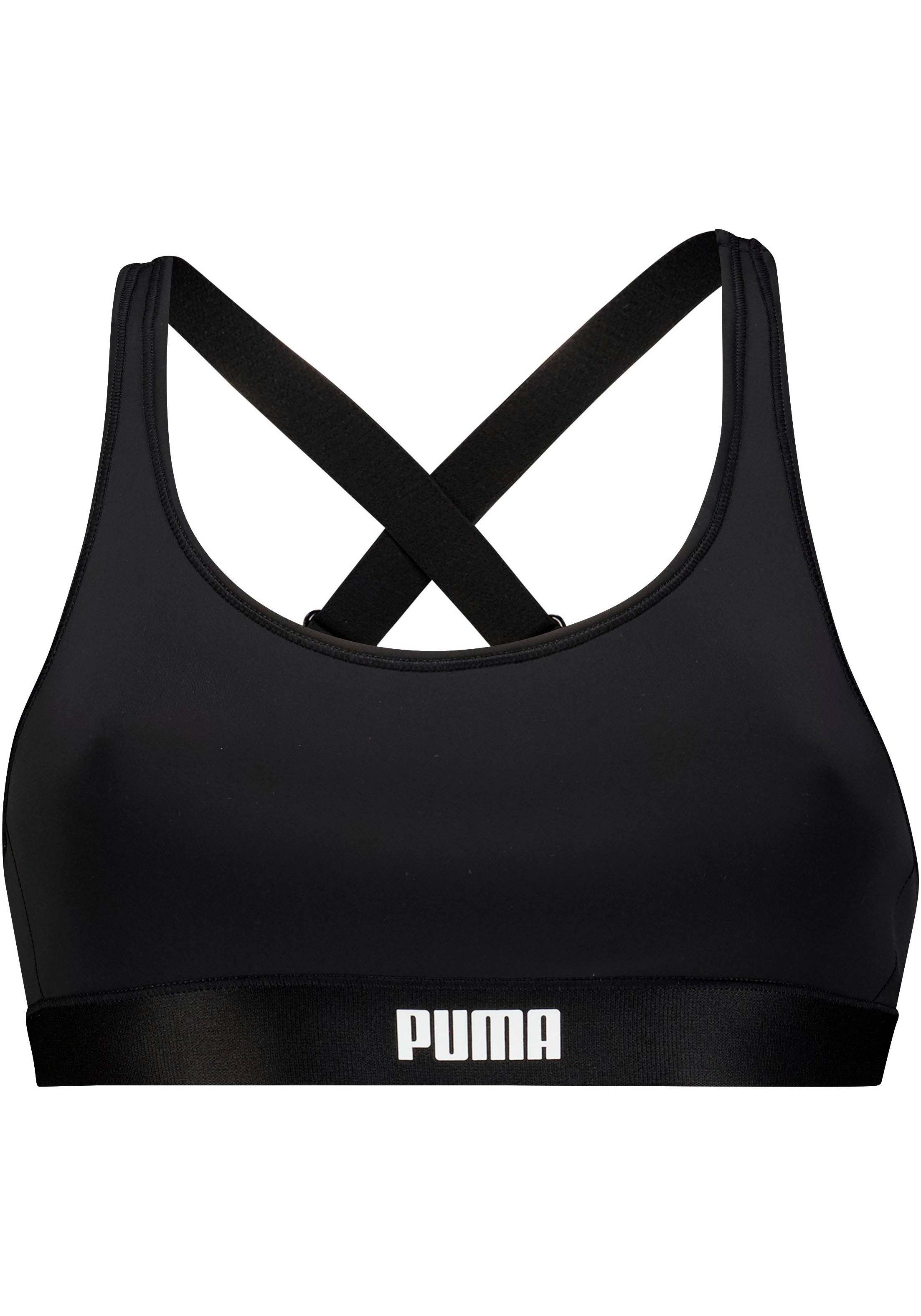 PUMA Sport-Bustier, mit Logobund
