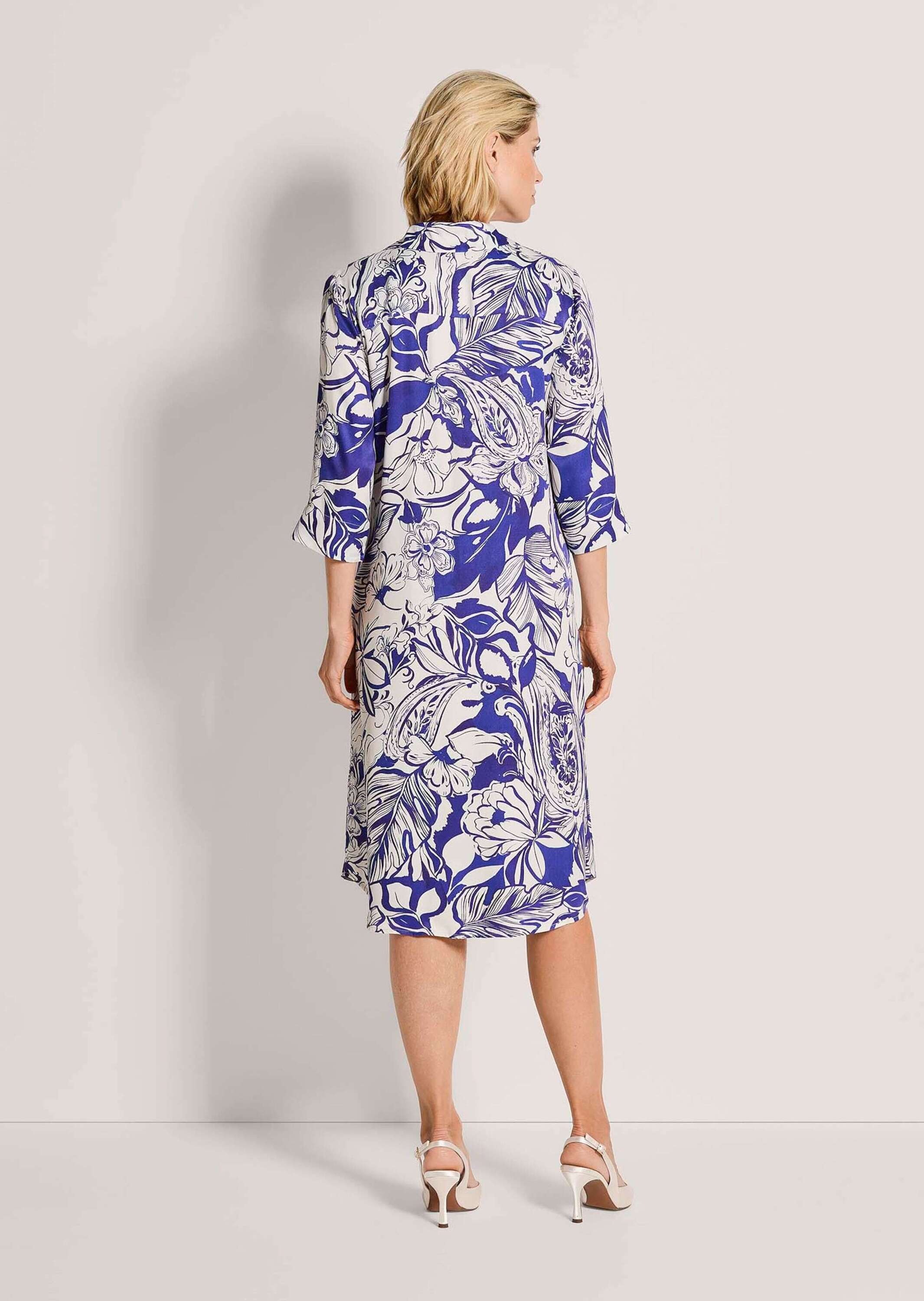 MADELEINE Midikleid »Hemdkleid Viskosekleid mit floralem Design«