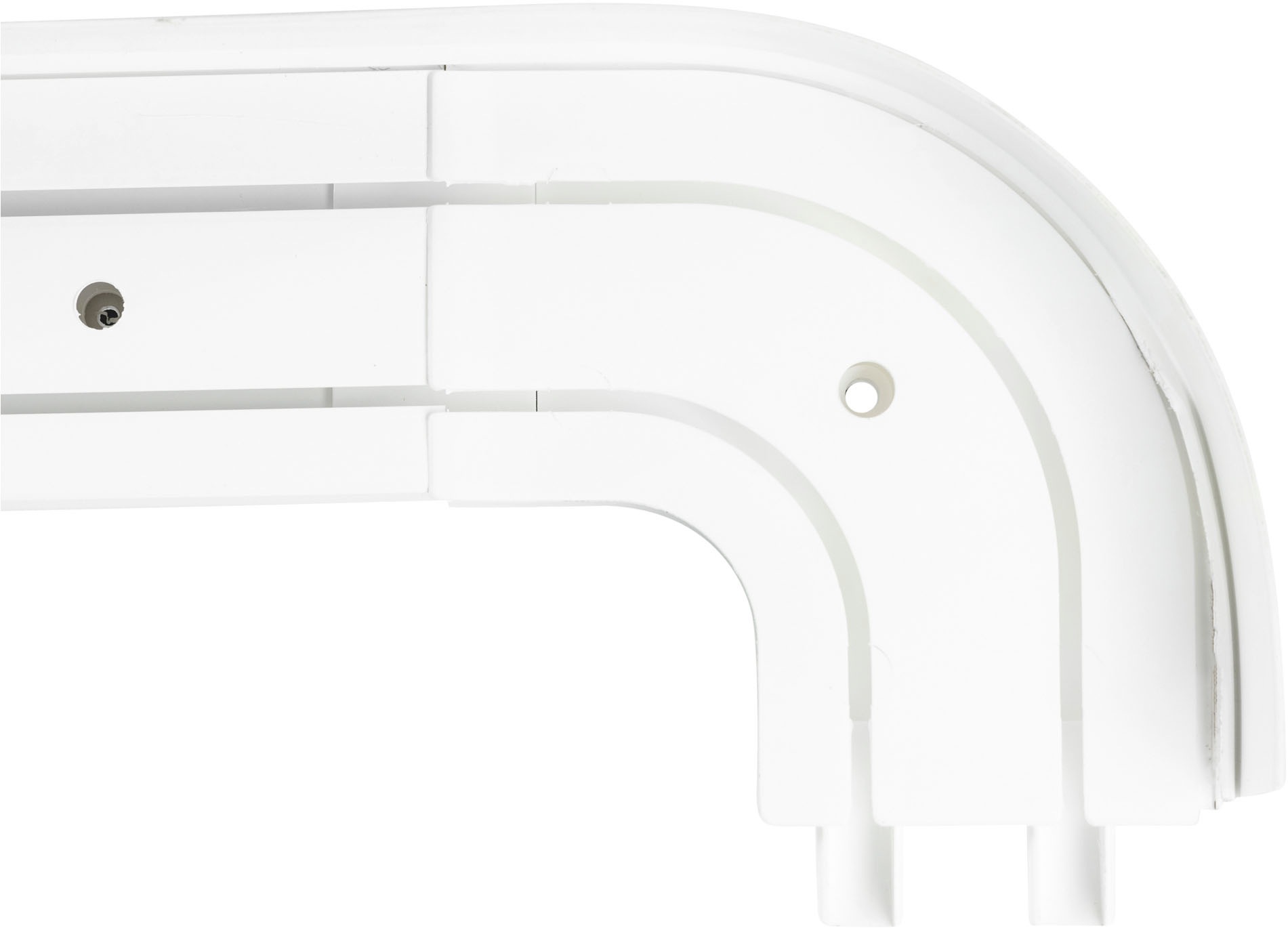 SN DECO GROUP Gardinenschiene »SH2 mit Blende 7,5 cm«, 2 läufig-läufig, Fixmaß, mit Blende 7,5 cm