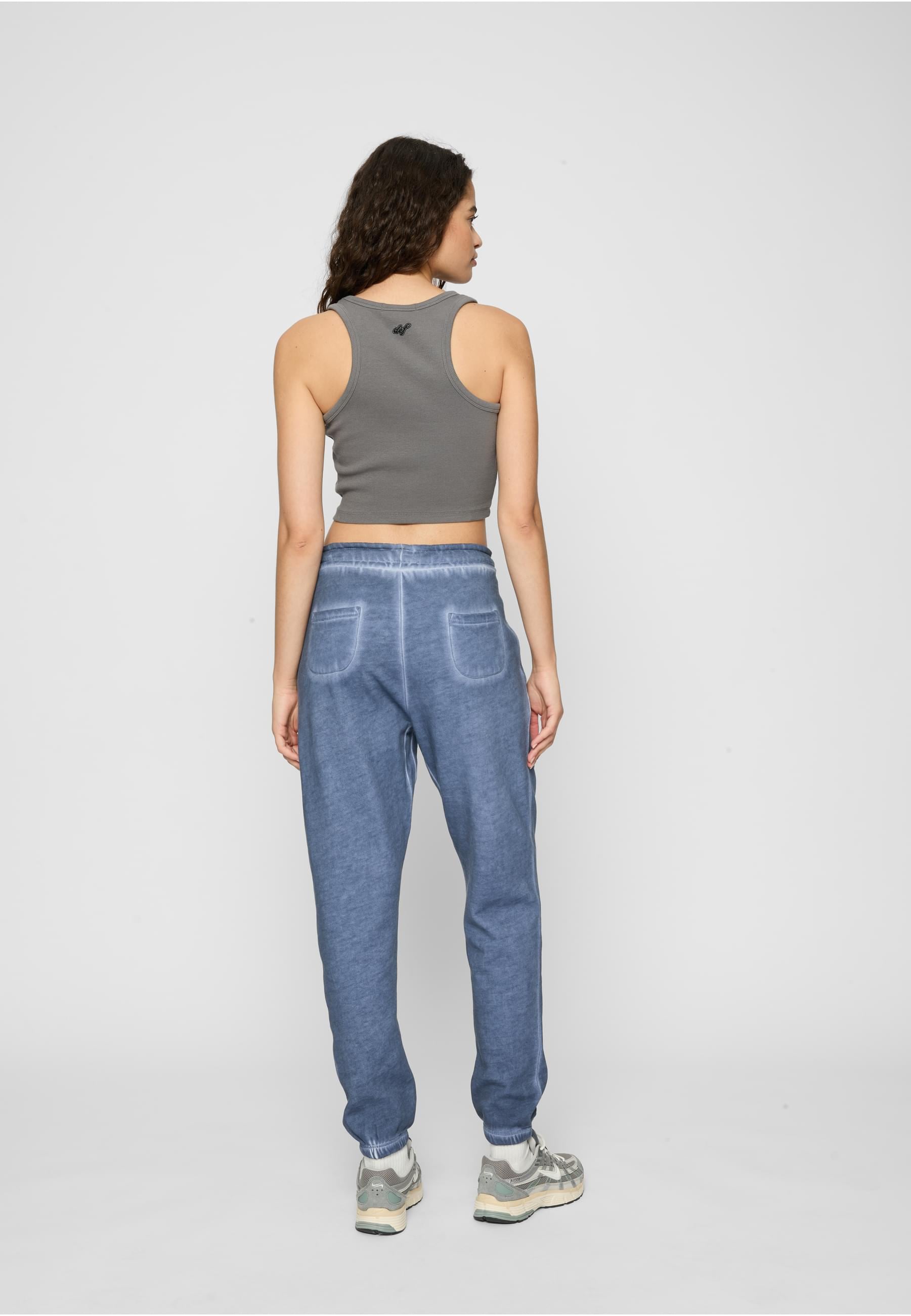 URBAN CLASSICS Stoffhose »Urban Classics Damen Ladies Spray Dye Sweatpant«, (1 tlg.)