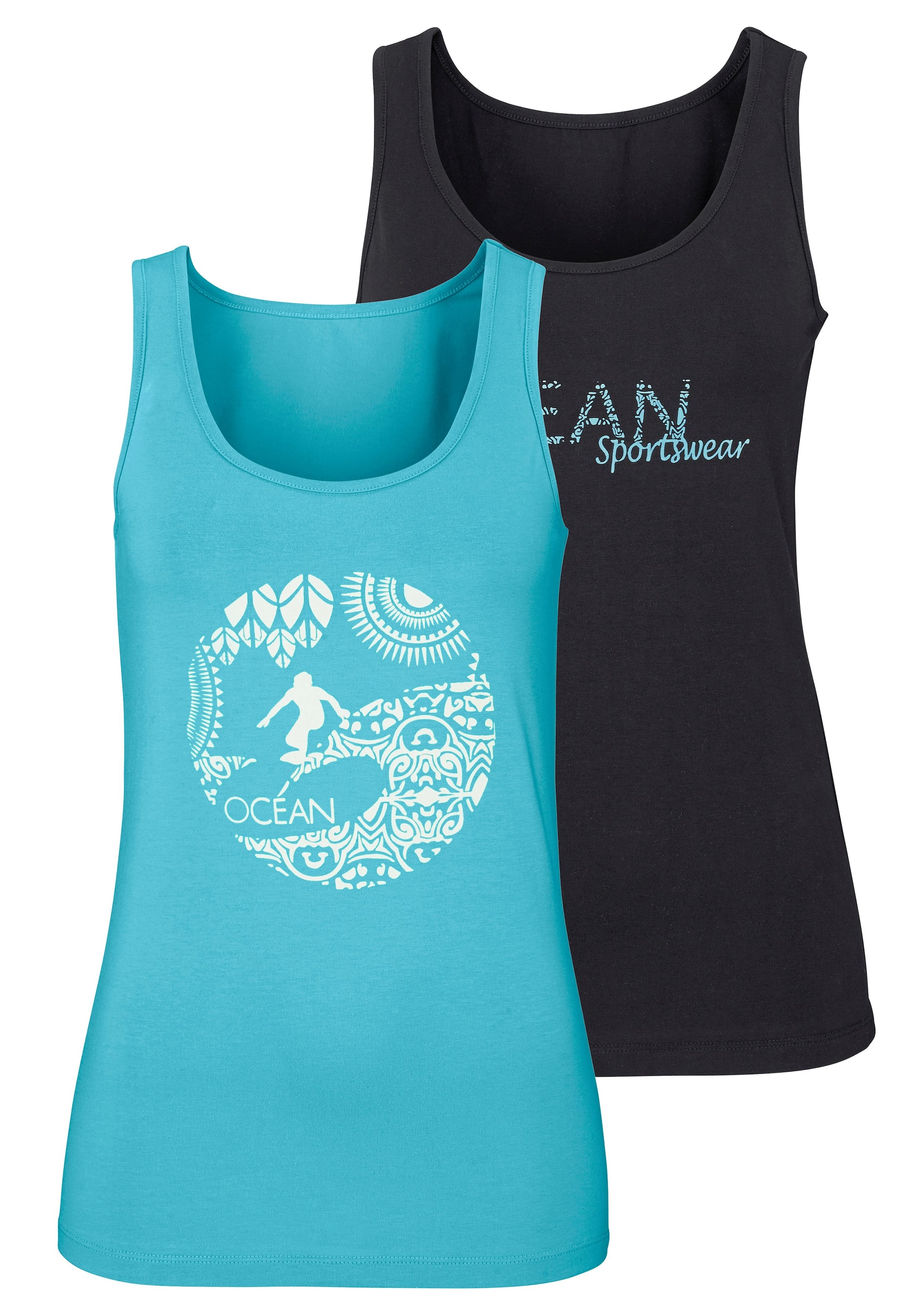Ocean Sportswear Tanktop, 2er-Packer Packung, mit unterschiedlichen Drucken günstig online kaufen