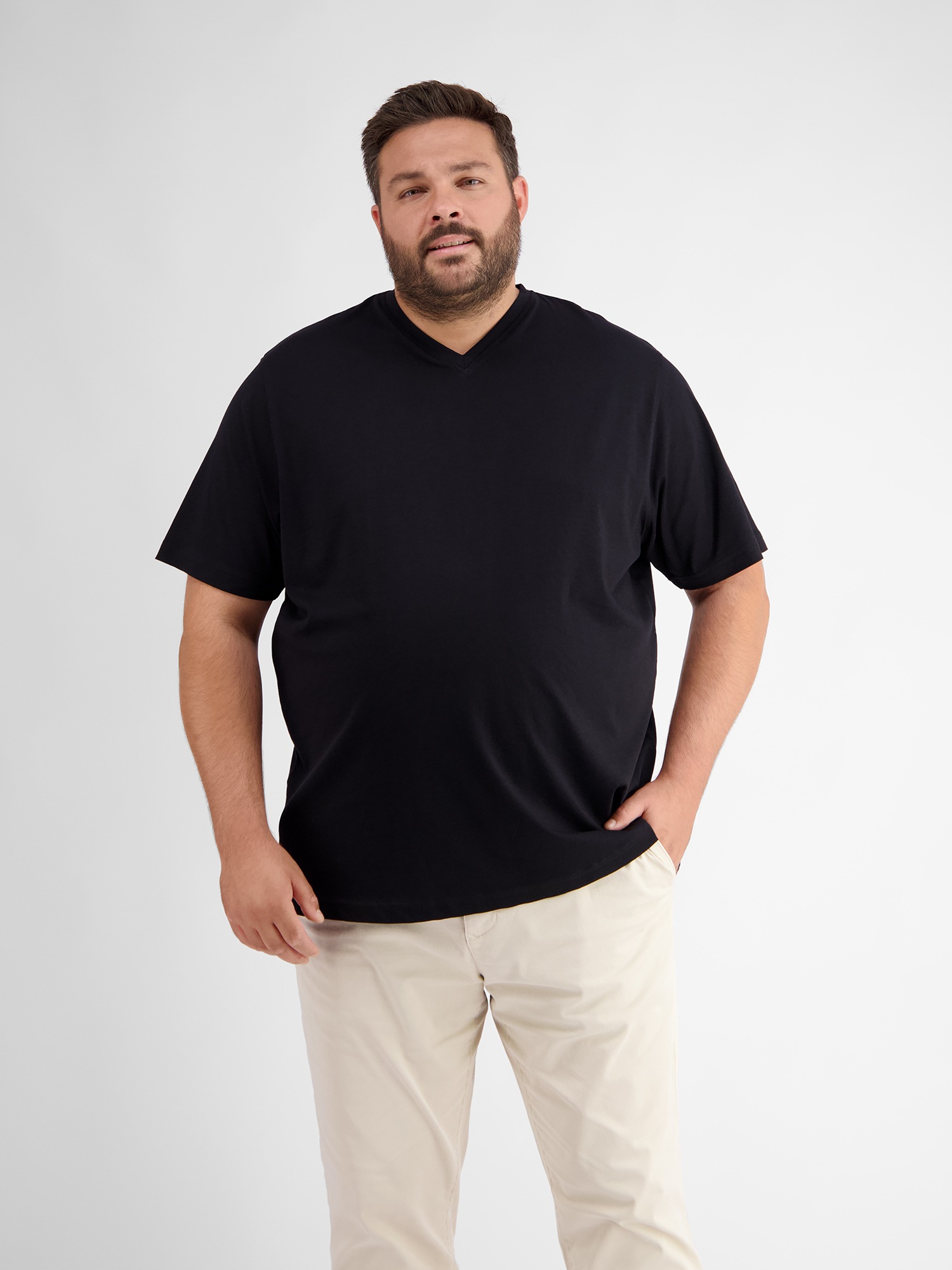 LERROS T-Shirt »V-Neck Doppelpack T-Shirt in Premium Baumwollqualität«