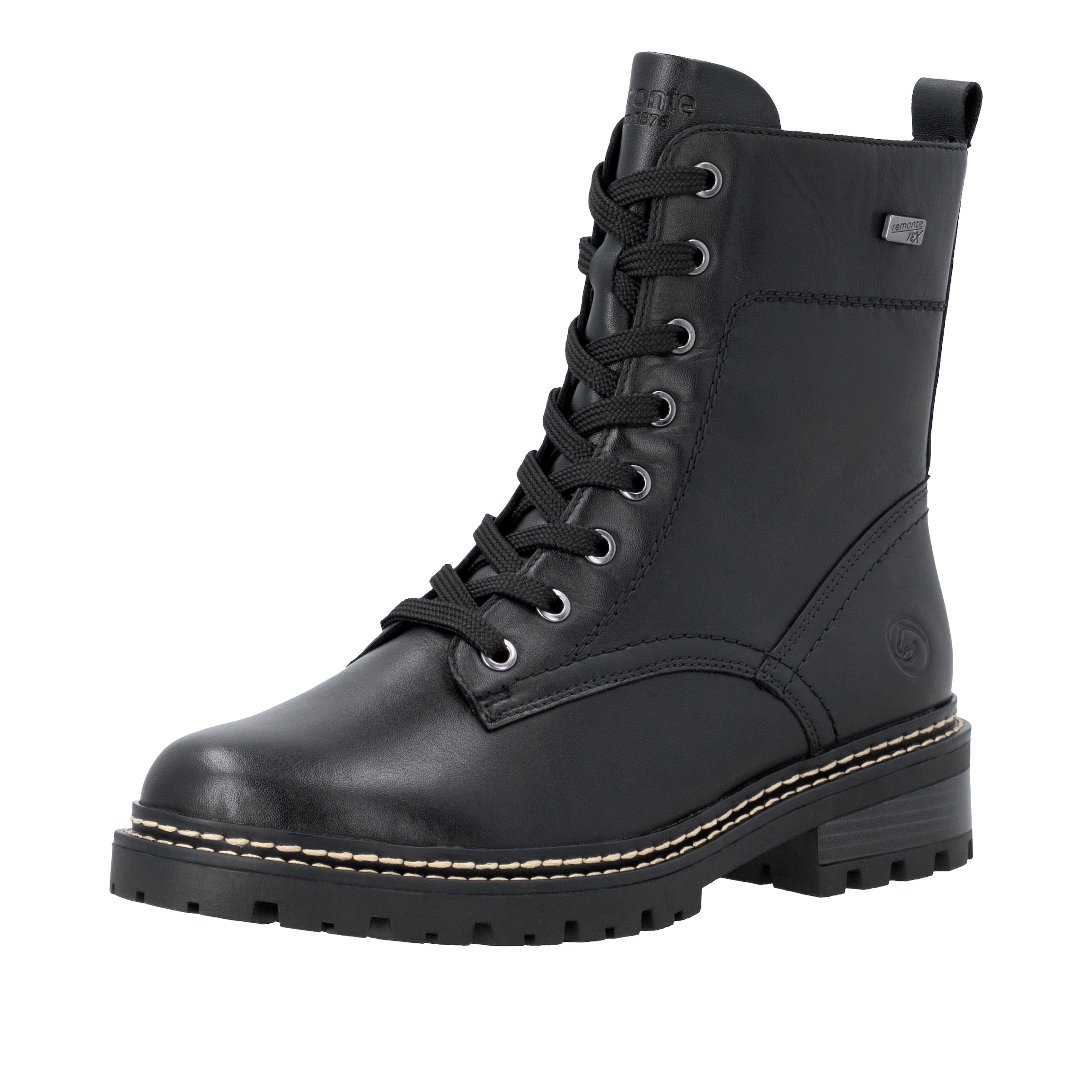 Remonte  Schnürstiefelette mit Innenreißverschluss, TEX-Membrane