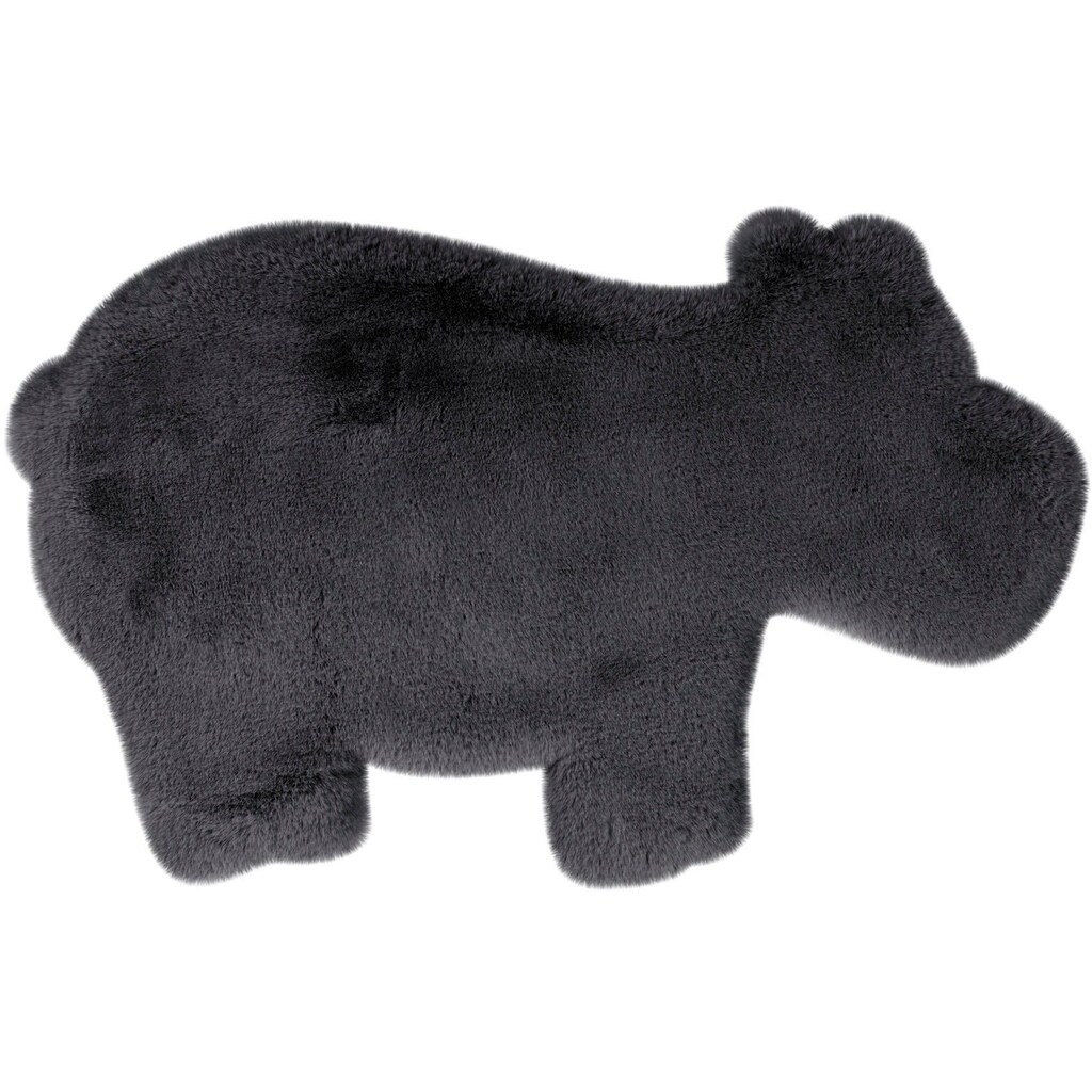Lüttenhütt Kinderteppich »Hippo«, Motivform