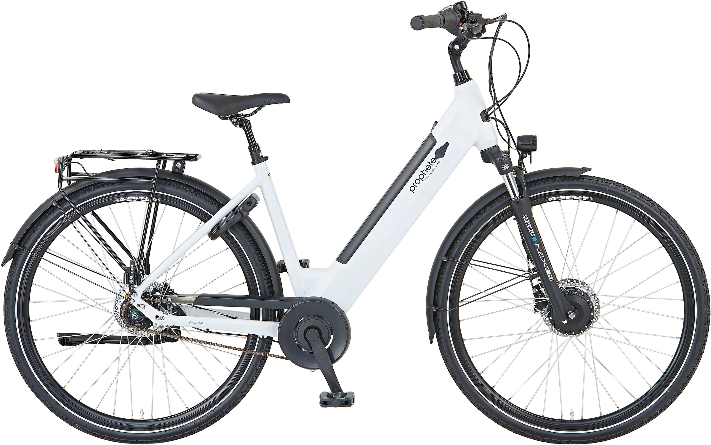 Prophete E-Bike "Geniesser 2.0", 7 Gang, Shimano, Nexus, Frontmotor 250 W, (mit integr. Rahmenschloss), Pedelec, Elektro