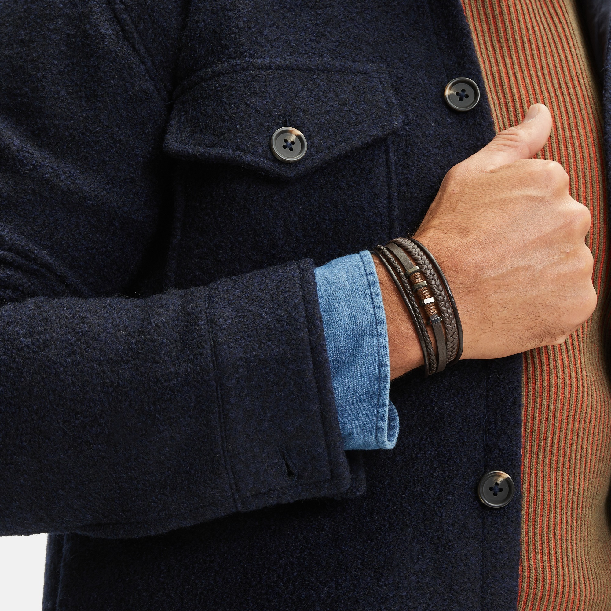FYNCH-HATTON Lederarmband »Schmuck Geschenk Armband The Antique Explorer«