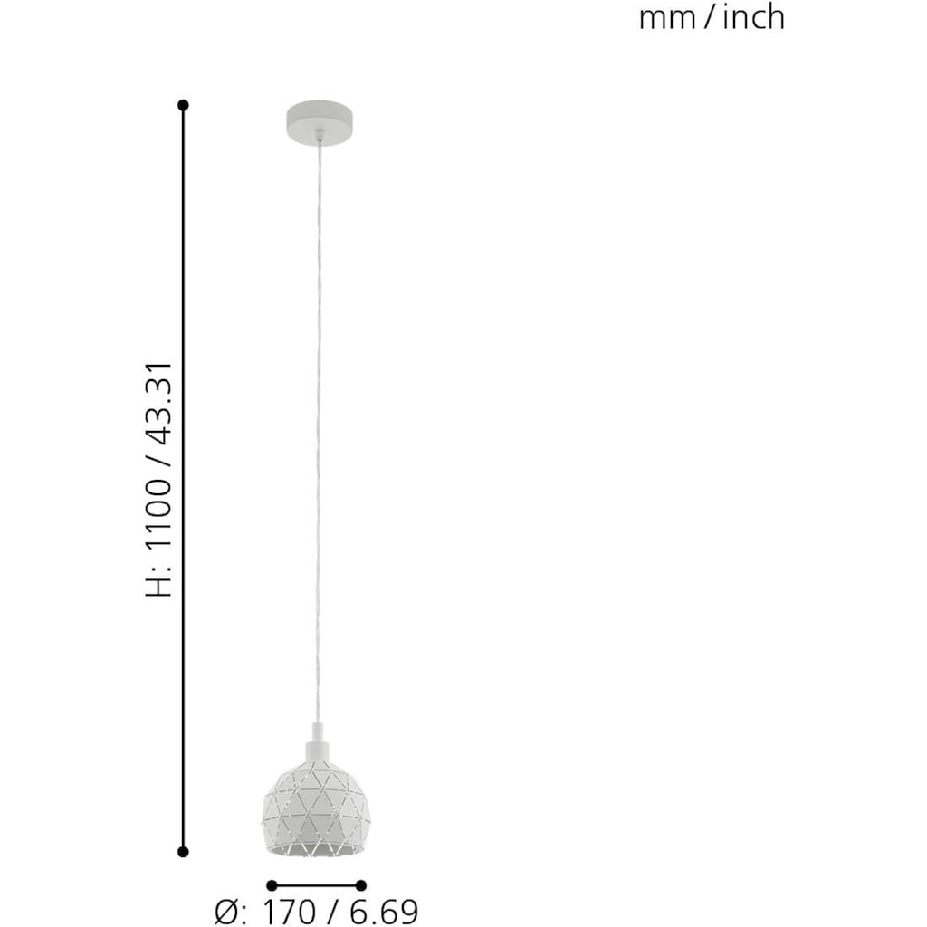 EGLO Pendelleuchte »ROCCAFORTE«, 1 flammig-flammig