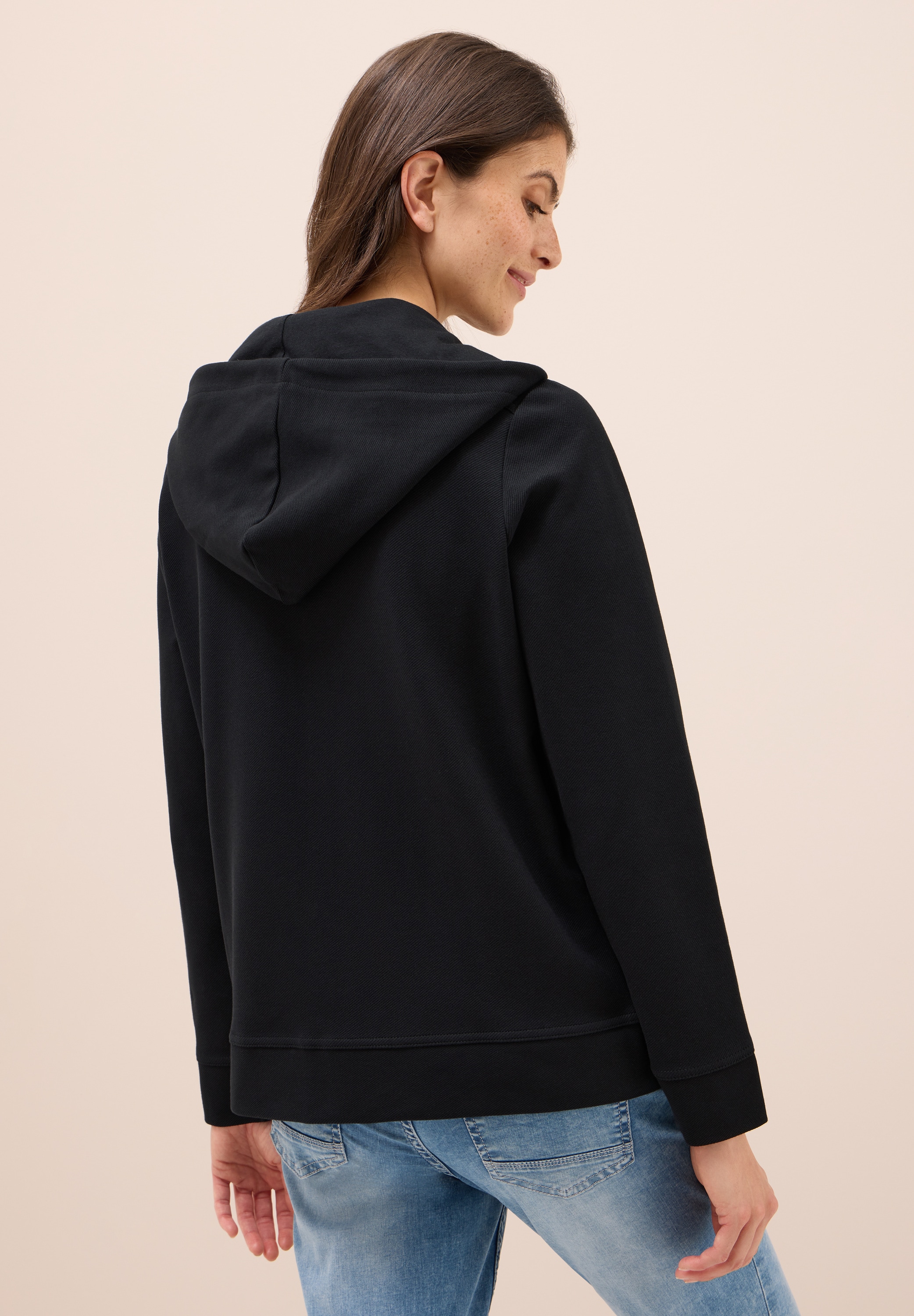 Cecil Sweatjacke, mit Kapuze