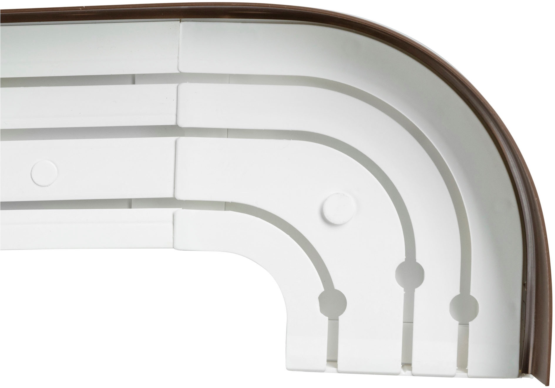 SN DECO GROUP Gardinenschiene »SH3 mit Blende 7,5 cm«, 3 läufig-läufig, Fixmaß, mit Blende 7,5 cm