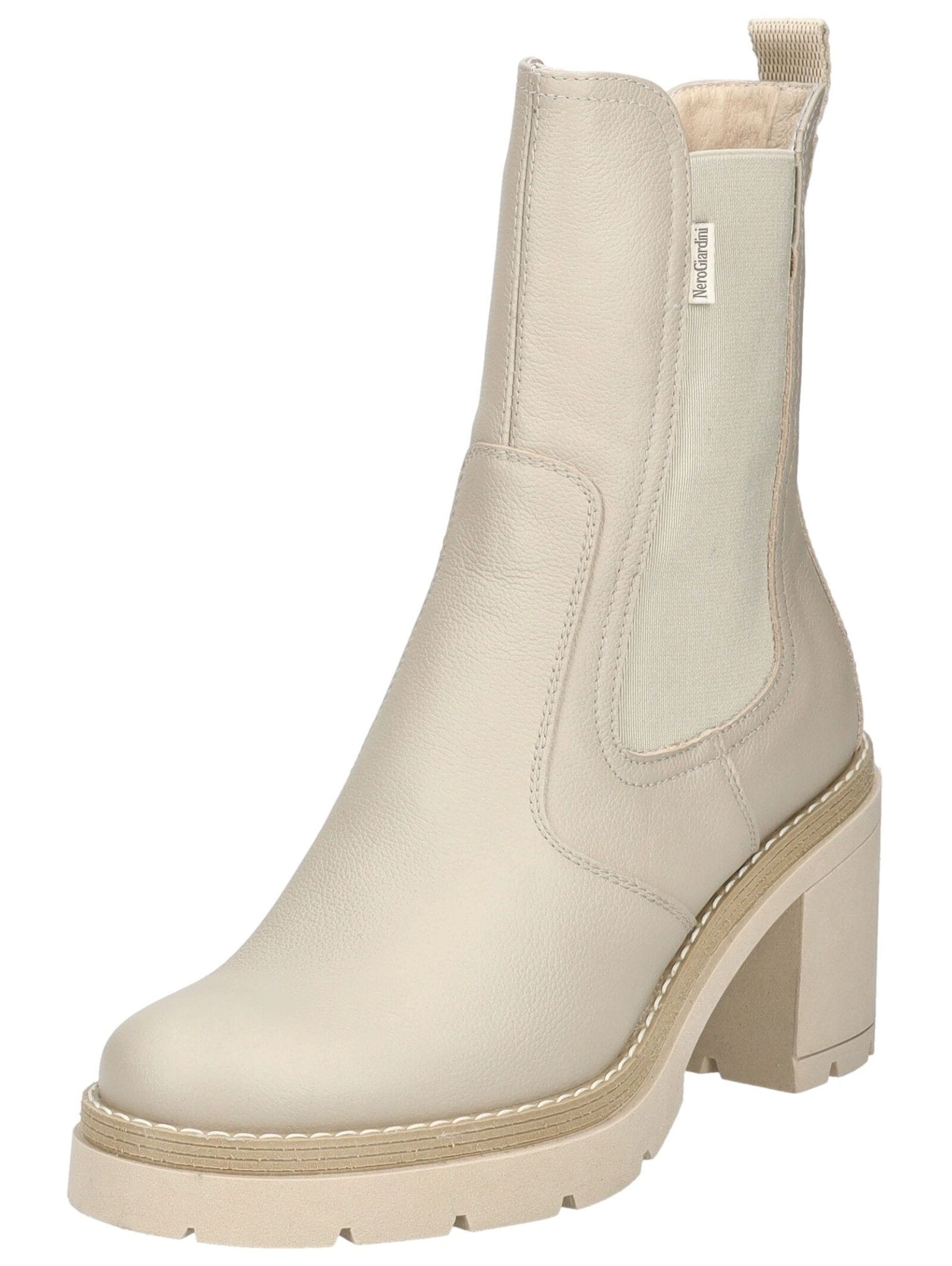 Nero Giardini High-Heel-Stiefelette "Nero Giardini Stiefelette Leder/Textil"