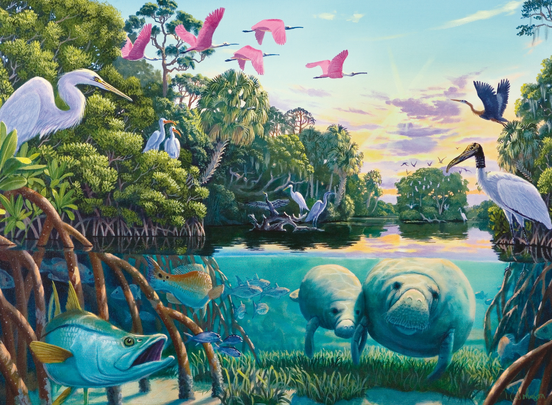 Ravensburger Puzzle »Manatee Moments«, Made in Germany