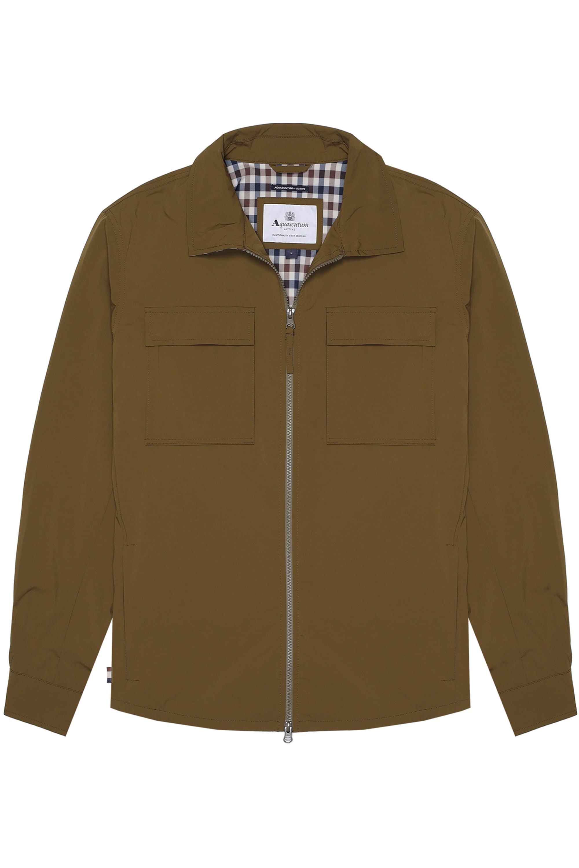 Aquascutum Active "STRETCH OVERSHIRT Herren" ohne Kapuze Hemdjacke Herren, leichte Jacke, Überhemd, Wetterjacke, Sale