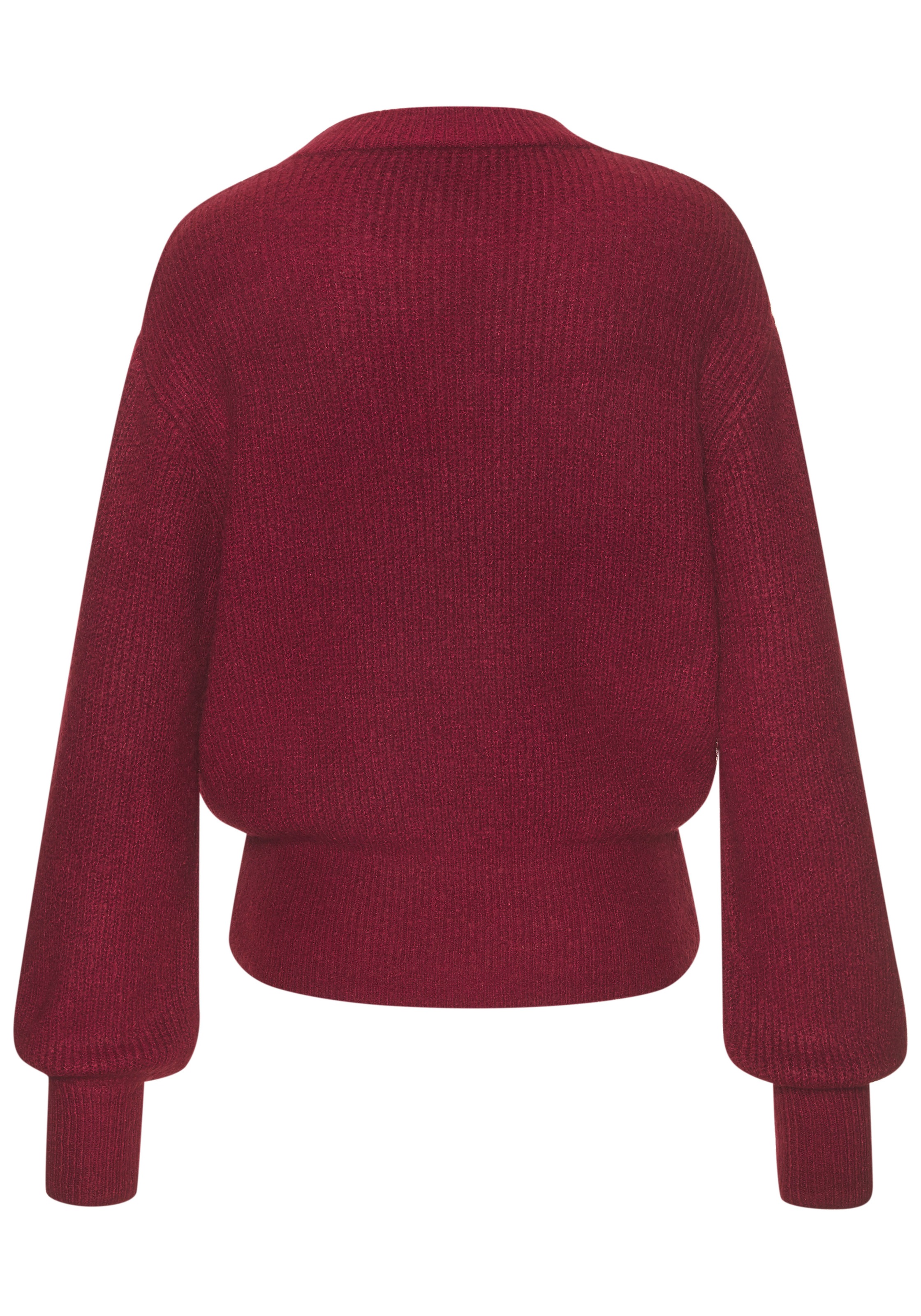 LASCANA Strickpullover, in Melange-Optik, lockerer Damenpullover, Basic