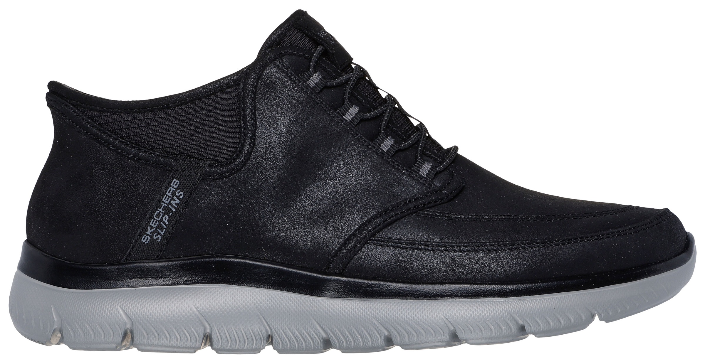 Skechers Slip-On Sneaker »SUMMITS«, Schnürboots, Mid Cut Sneaker mit Hands Free Slip-Ins SLIP IN™