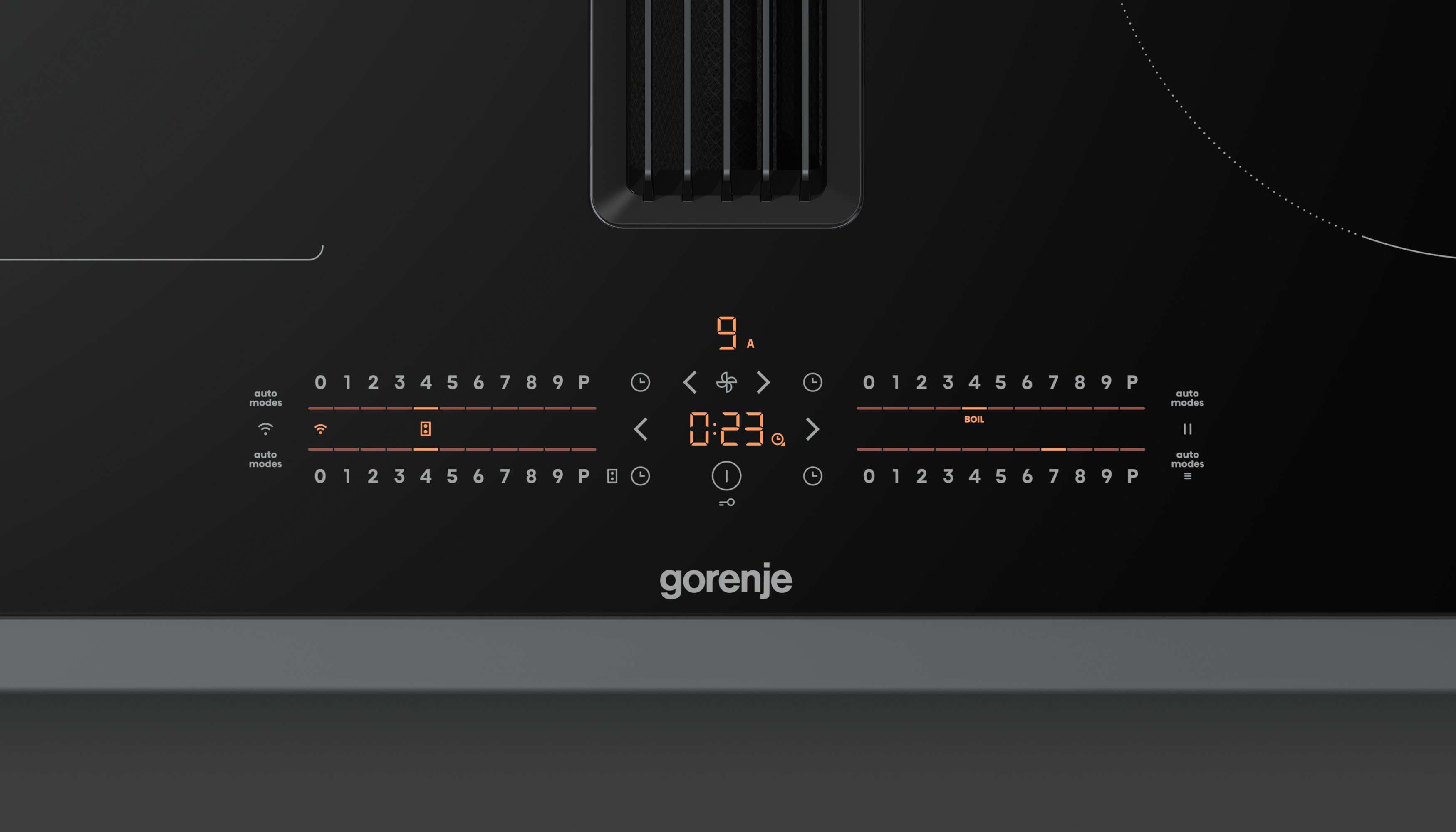 Thumbnail - GORENJE Kochfeld mit Dunstabzug "GEH8432BSCWF" 80cm Induktionskochfeld mit Dunstabzug