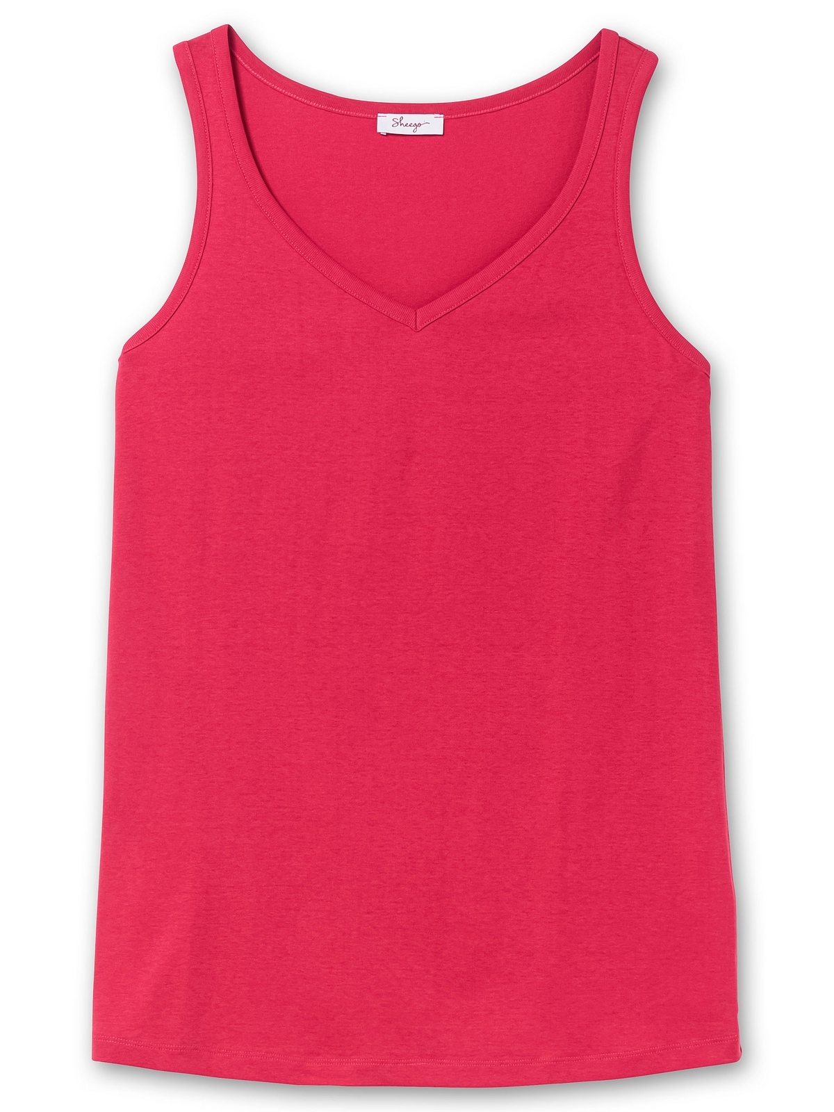 Sheego Tanktop »Große Größen«, fein gerippte Shirtware