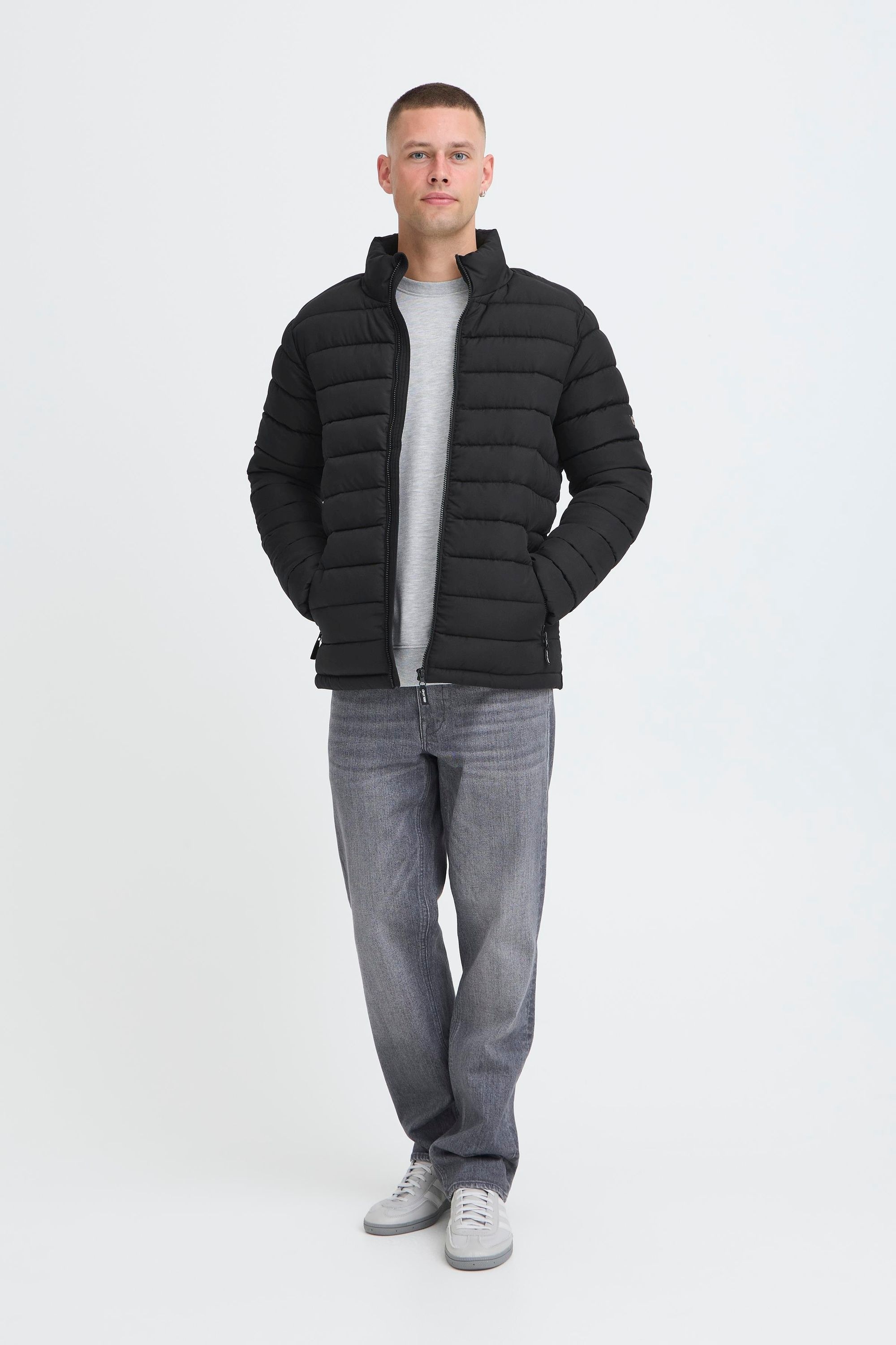 Blend Steppjacke »BHMelax« ohne Kapuze Schicke Steppjacke mit Reißverschlusstaschen