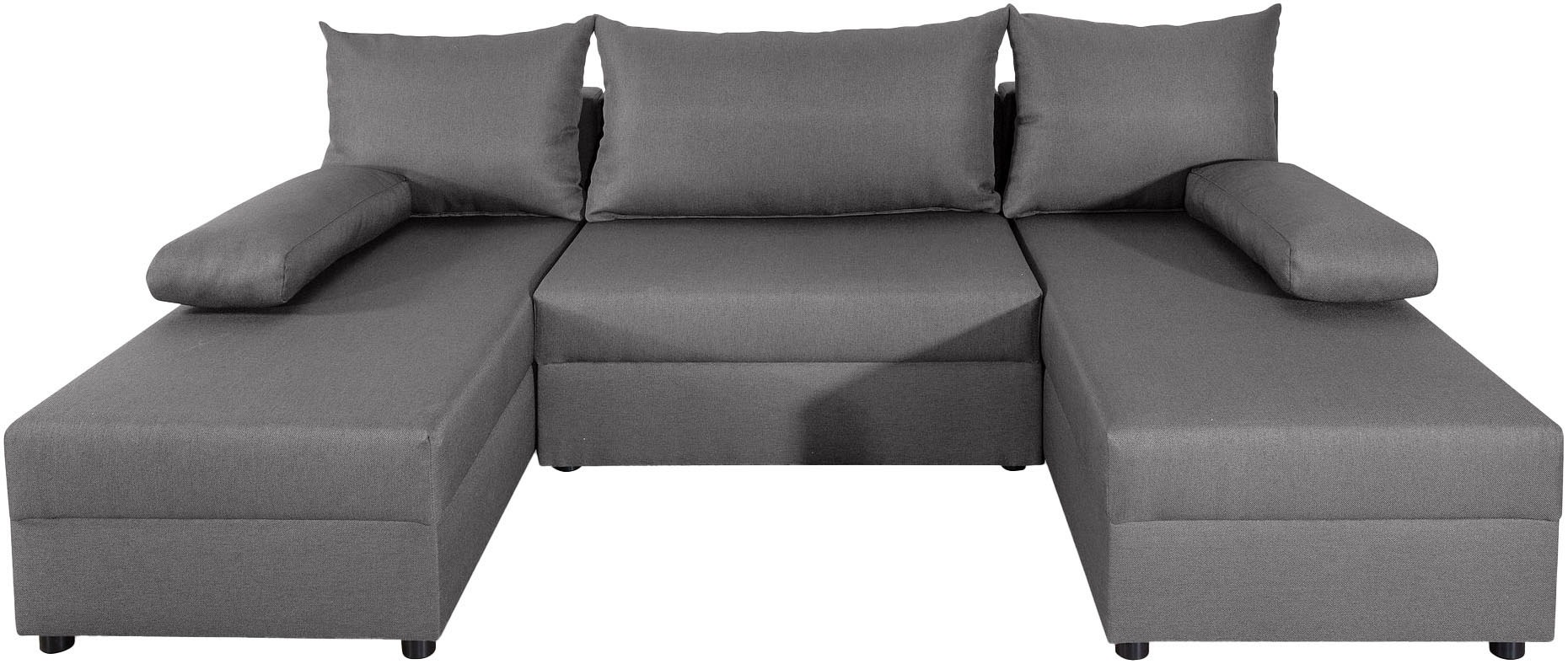 COLLECTION AB Wohnlandschaft "Pico U-Form", Breite 220, ohne Armlehne mit S günstig online kaufen