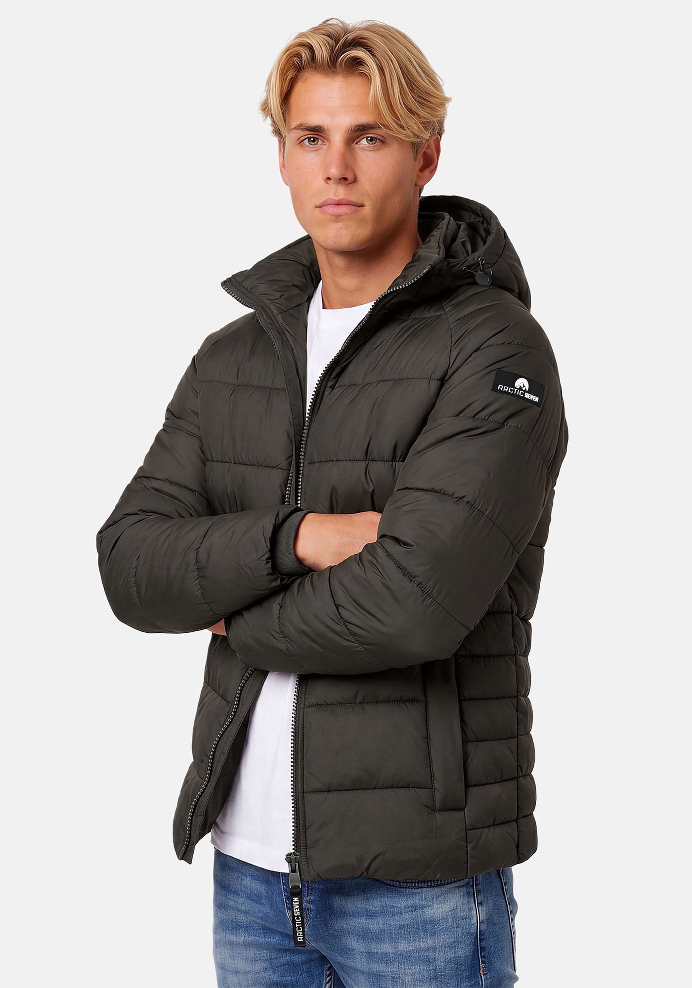 Arctic Seven Winterjacke »ASRodrii« mit warmem Teddyfell und abnehmbarer Kapuze
