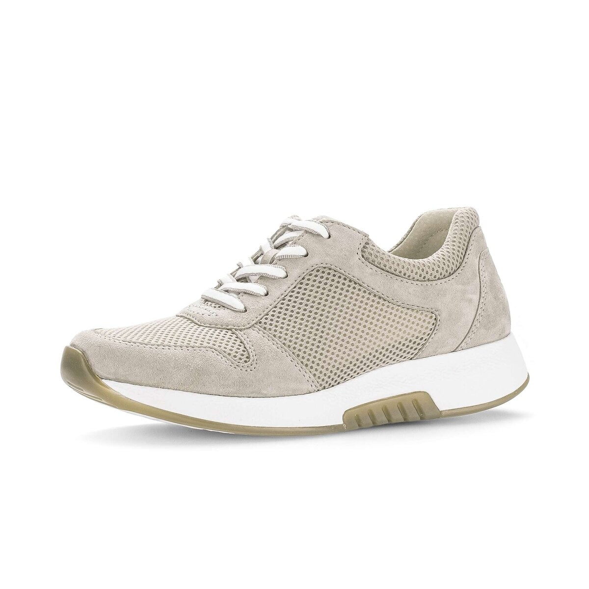 Gabor Rollingsoft Wedge Sneaker Beige 44 7