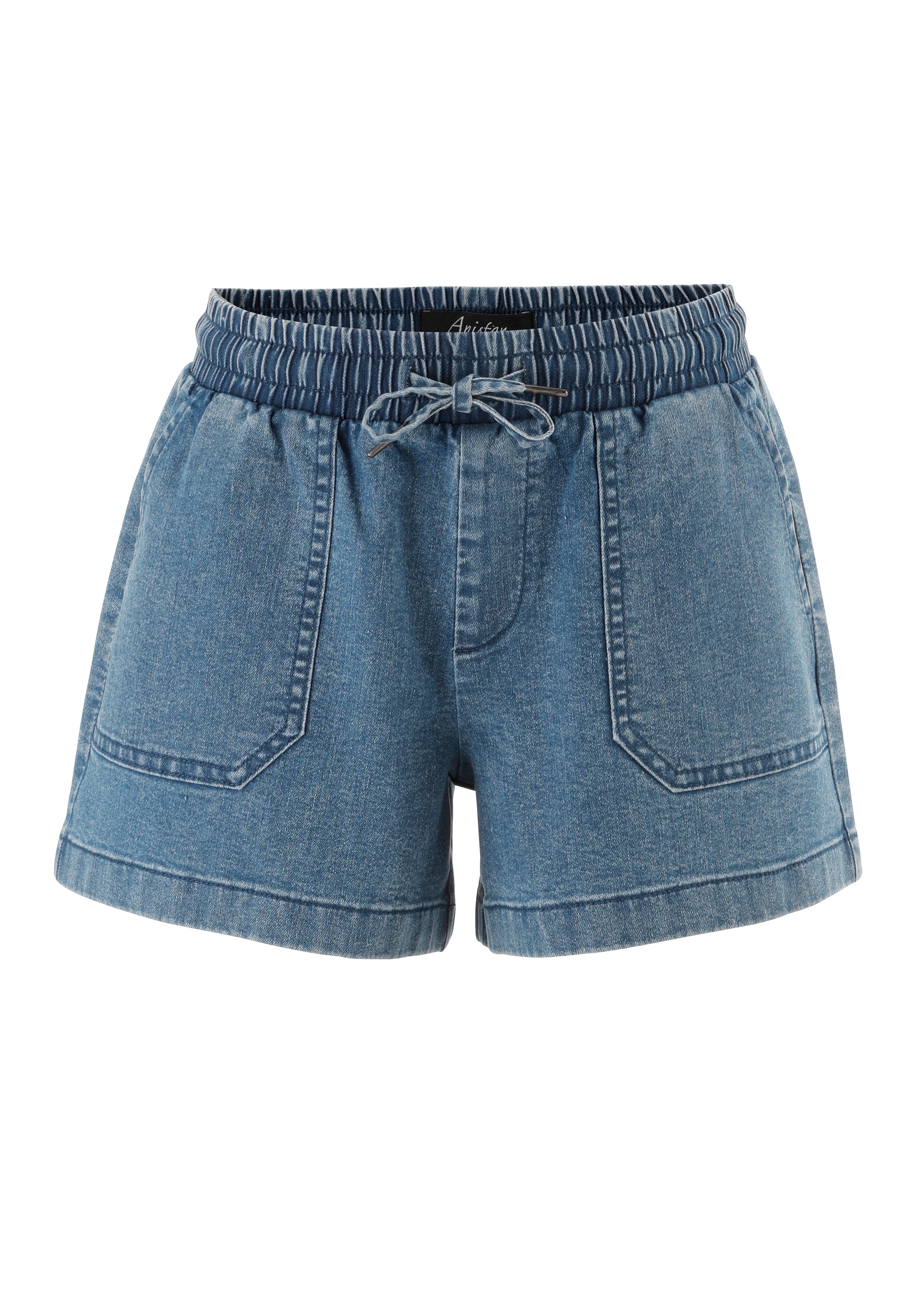 Aniston CASUAL Shorts  in trendiger Used-Waschung - NEUE KOLLEKTION