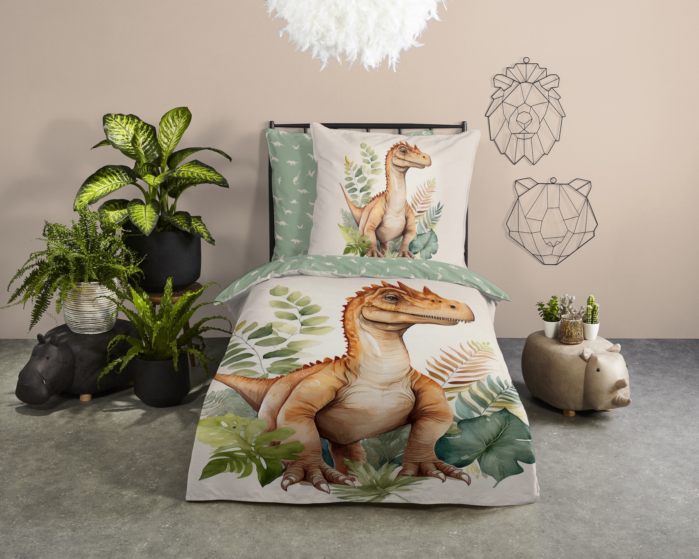 good morning Kinderbettwäsche "Gregor" 2 Stk. tlg. Baumwolle, Renforcé, Wen günstig online kaufen