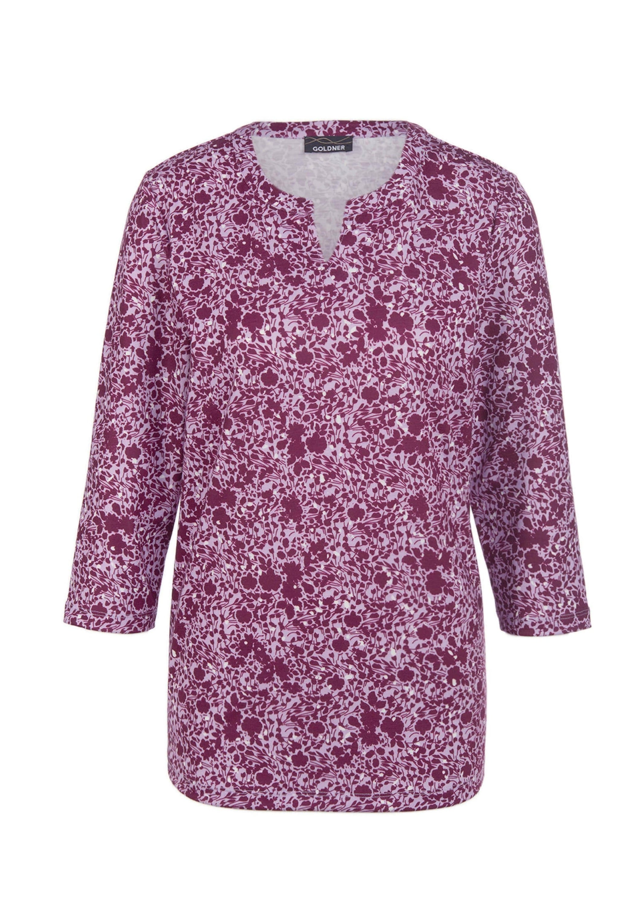 GOLDNER 3/4-Arm-Shirt "Raffiniertes Druckshirt mit 3/4-Arm" Farbharmonische günstig online kaufen