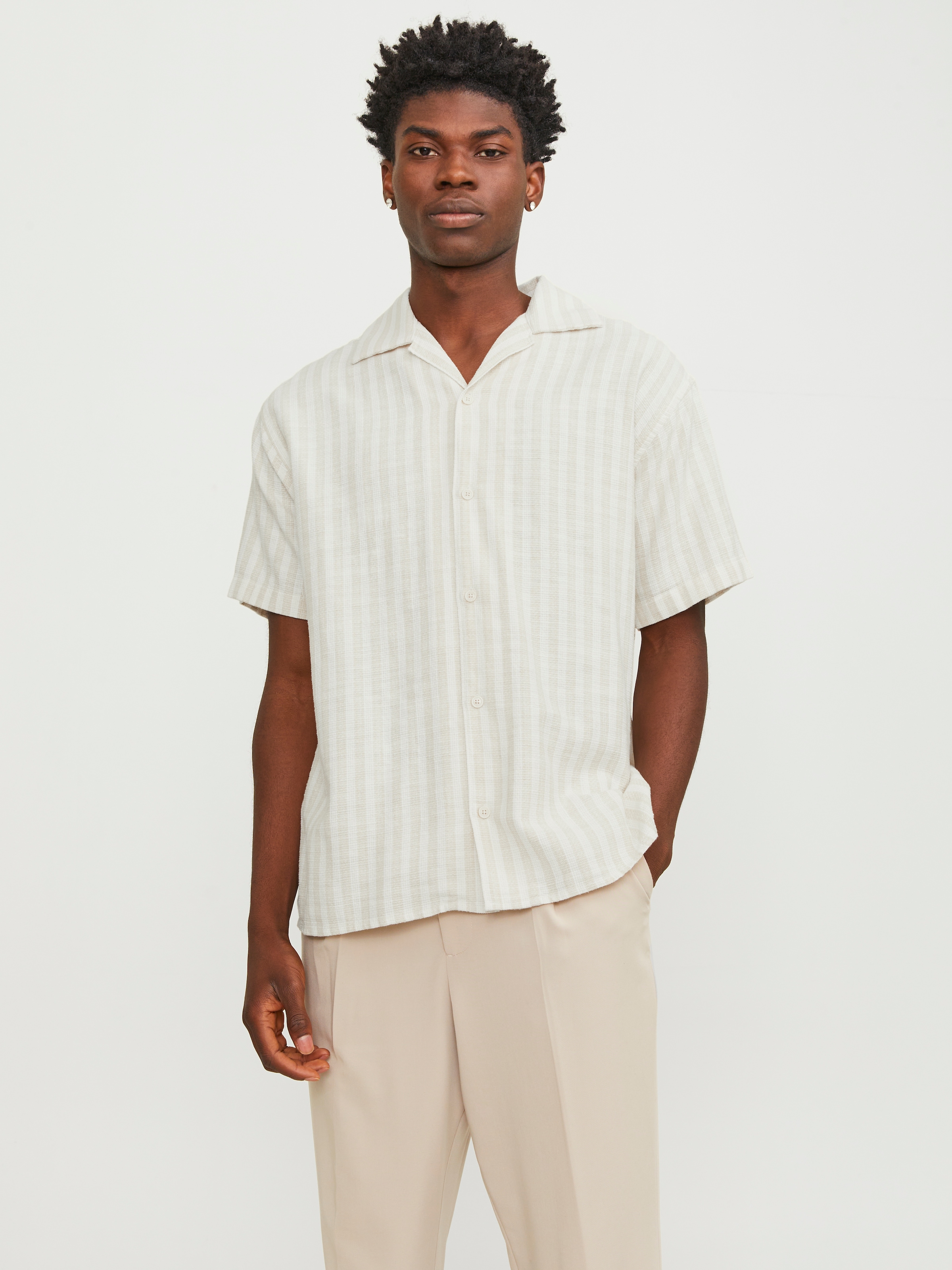 Jack & Jones Kurzarmhemd "JORCOBA STRIPE RESORT SHIRT SS SN" günstig online kaufen