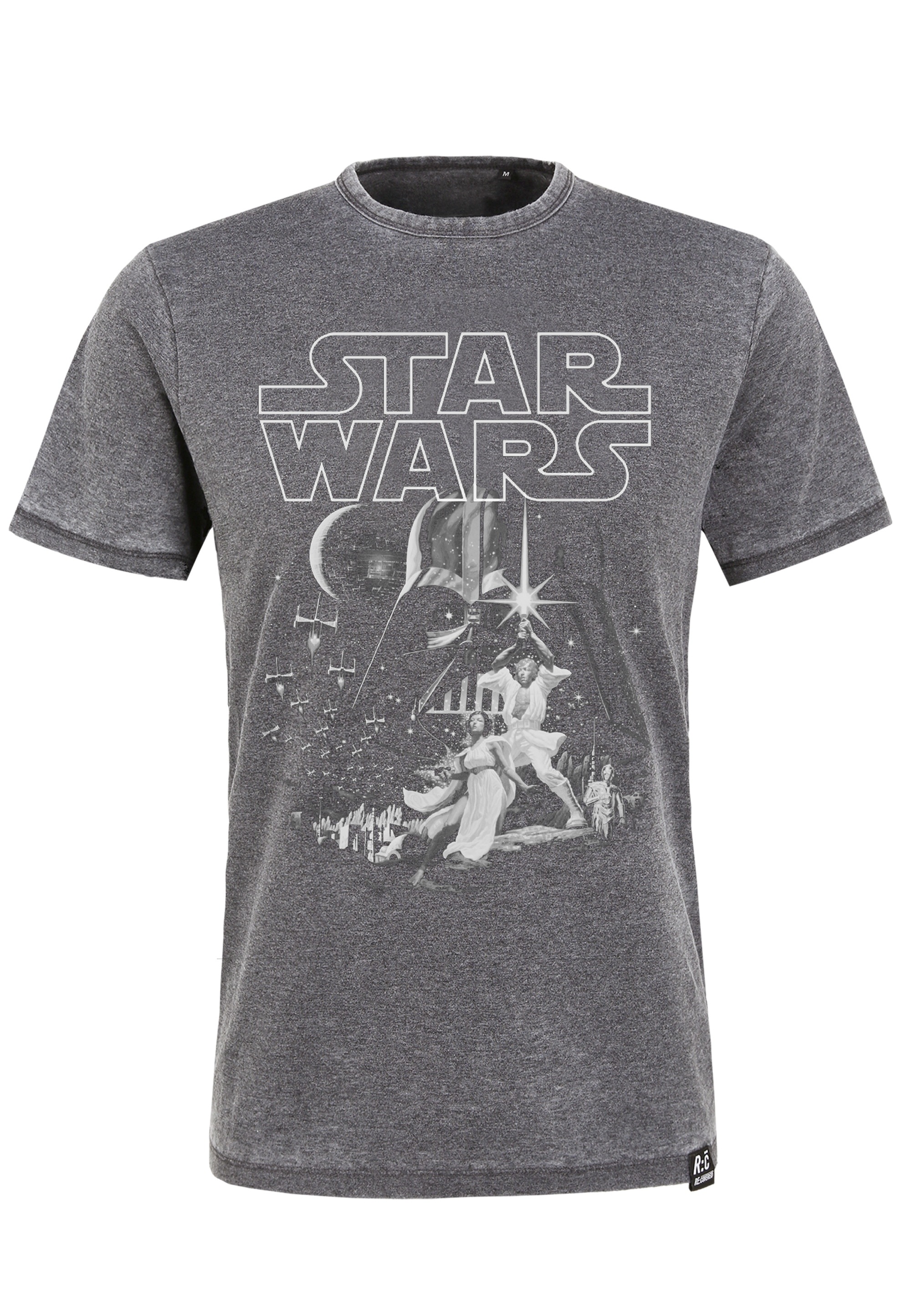 Recovered T-Shirt »Star Wars Tonal Classic Poster Washed«, mit Aufdruck im Retro-Stil