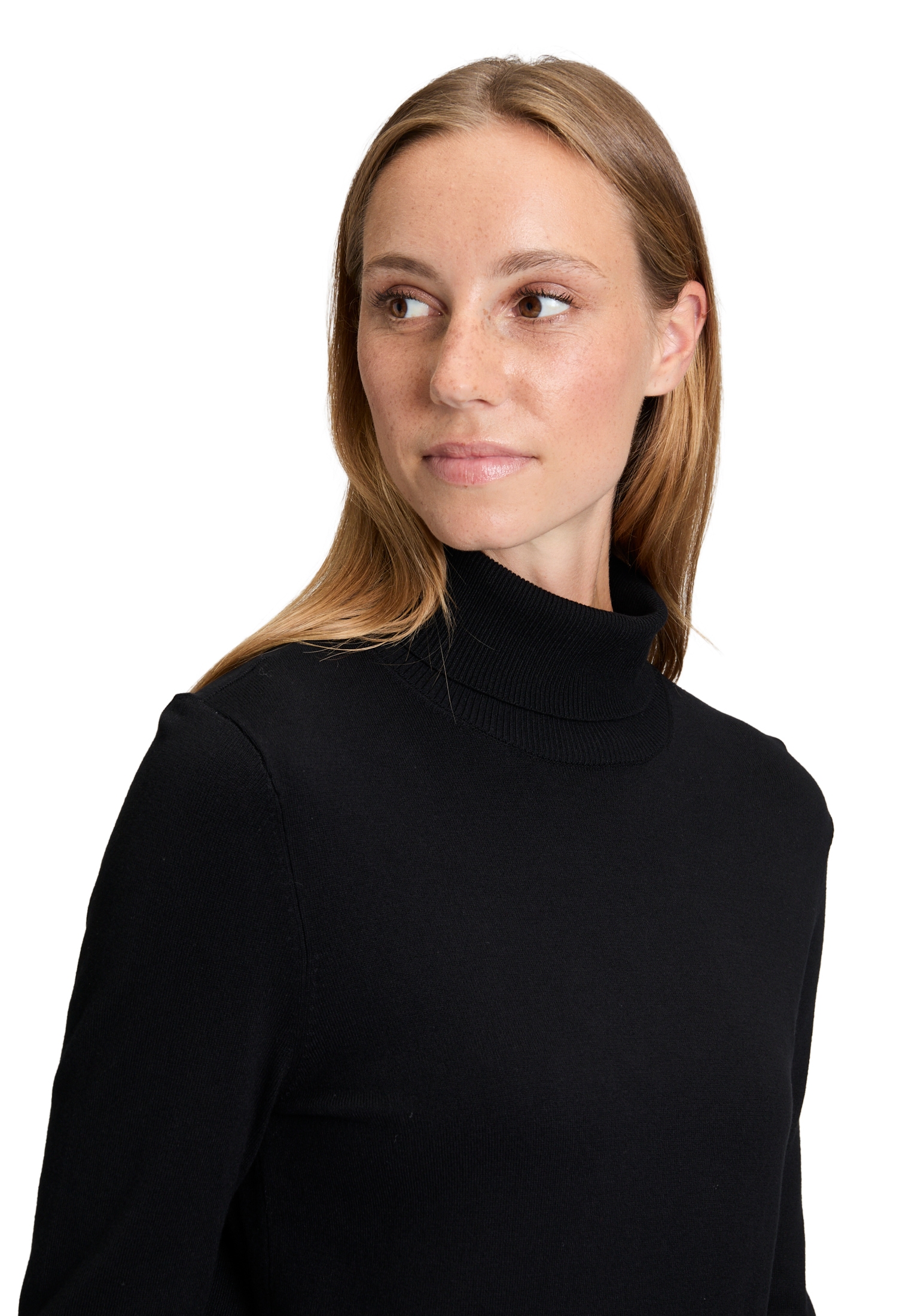 Betty Barclay Strickpullover »Betty Barclay Damen Rollkragenpullover langarm«, (1 tlg.)