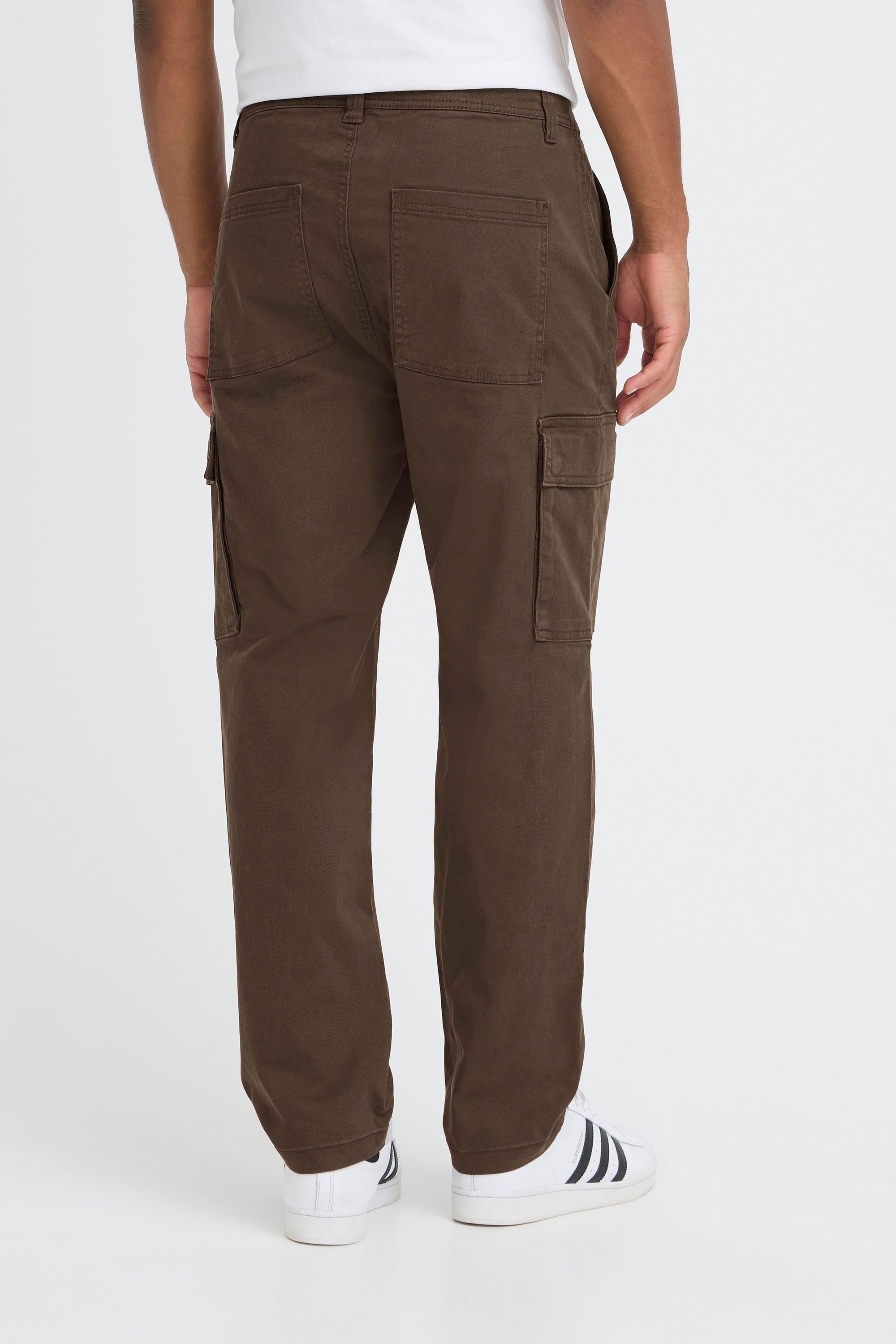 Cargohose BLEND "Cargohose BHNatan", Herren, Gr. 30, Länge 32, schwarz (slate schwarz), Obermaterial: 98% Baumwolle CO. 2% Elasthan EL., Hosen Cargohose 6