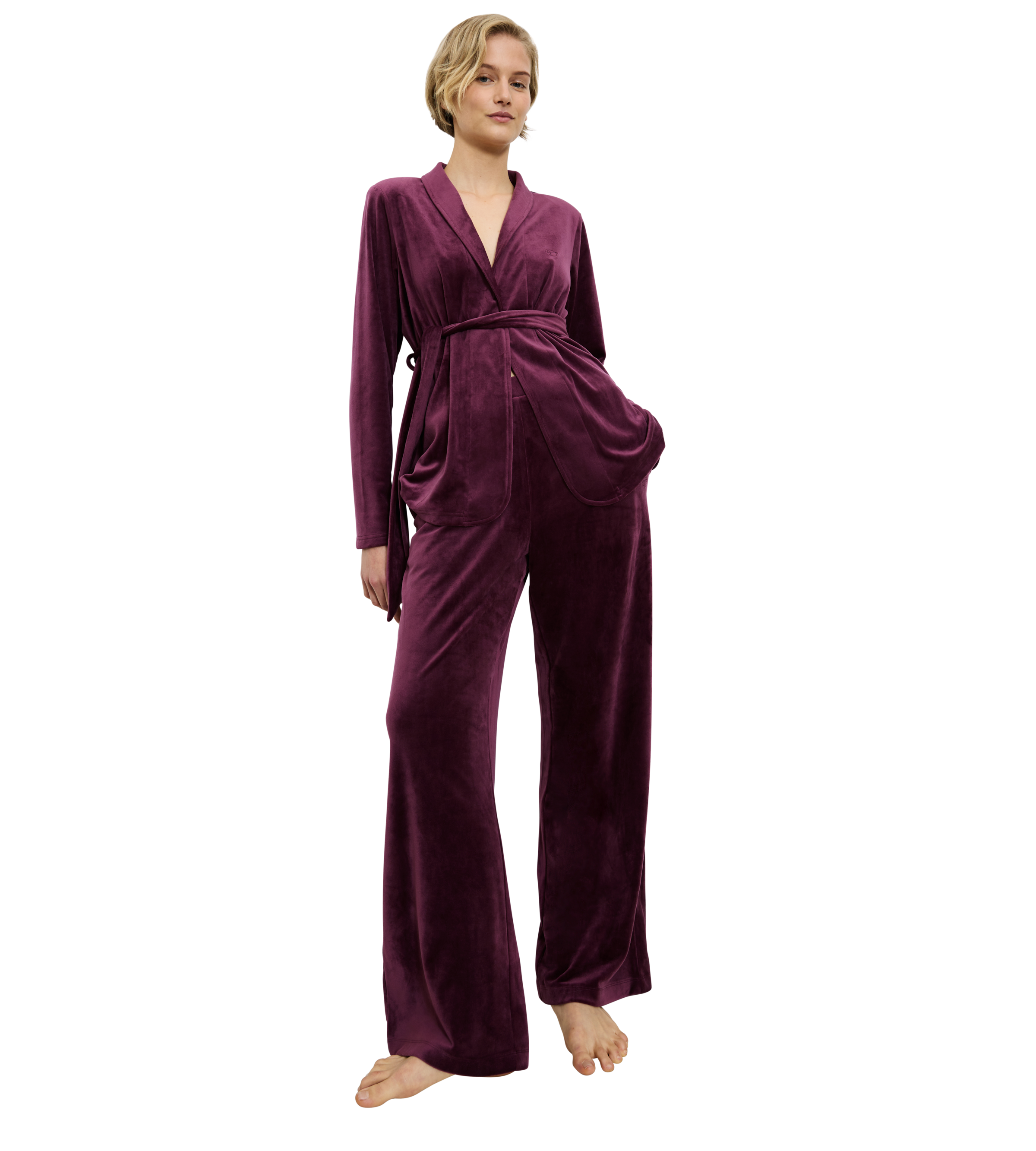 Triumph Homewearhose "Sensual Velour Wide Leg Trousers" günstig online kaufen