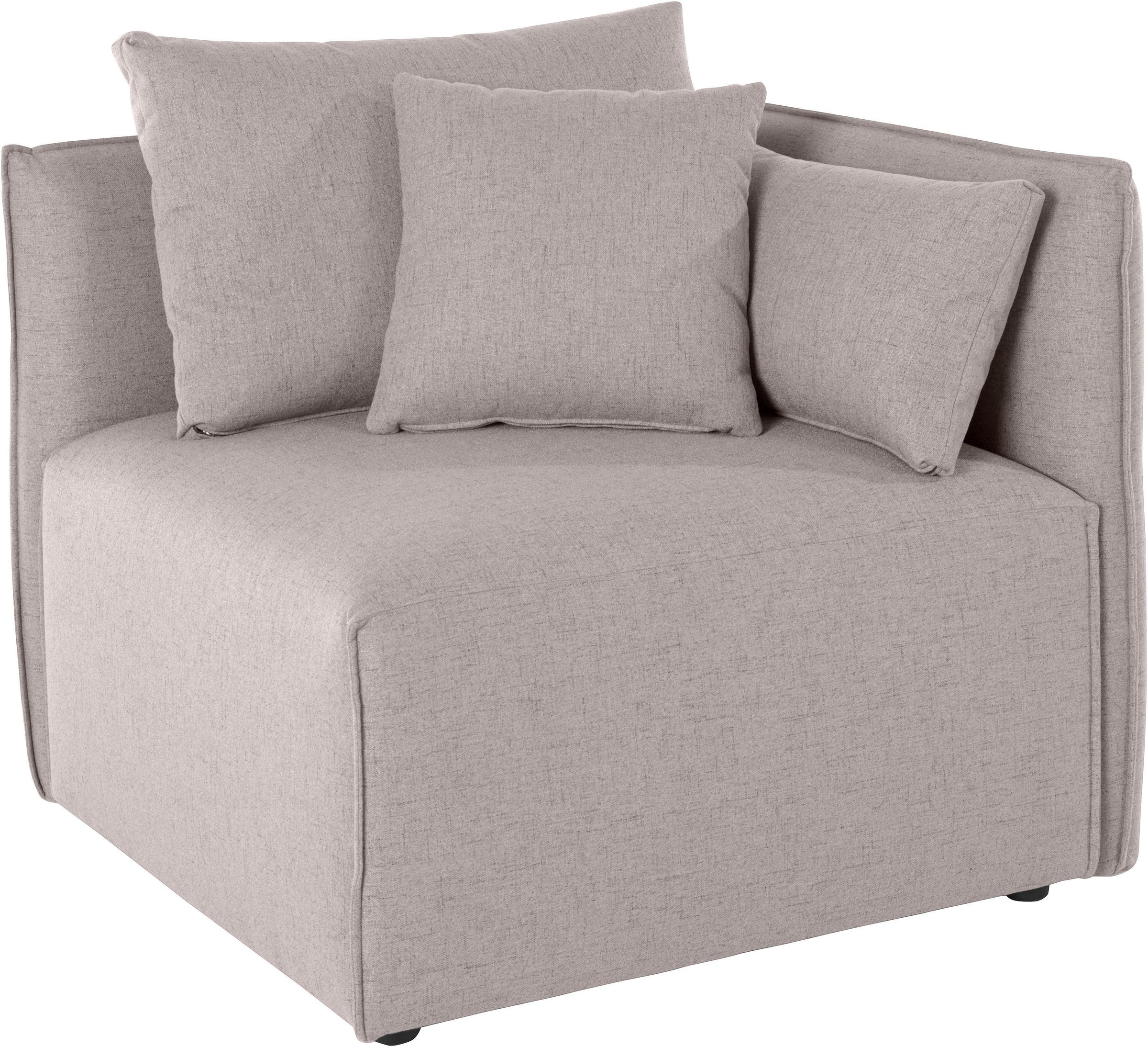 andas Sofa-Eckelement "Nöre", (1 St.), Modul - zum Zusammenstellen; in vielen Bezugsqualitäten und Farben