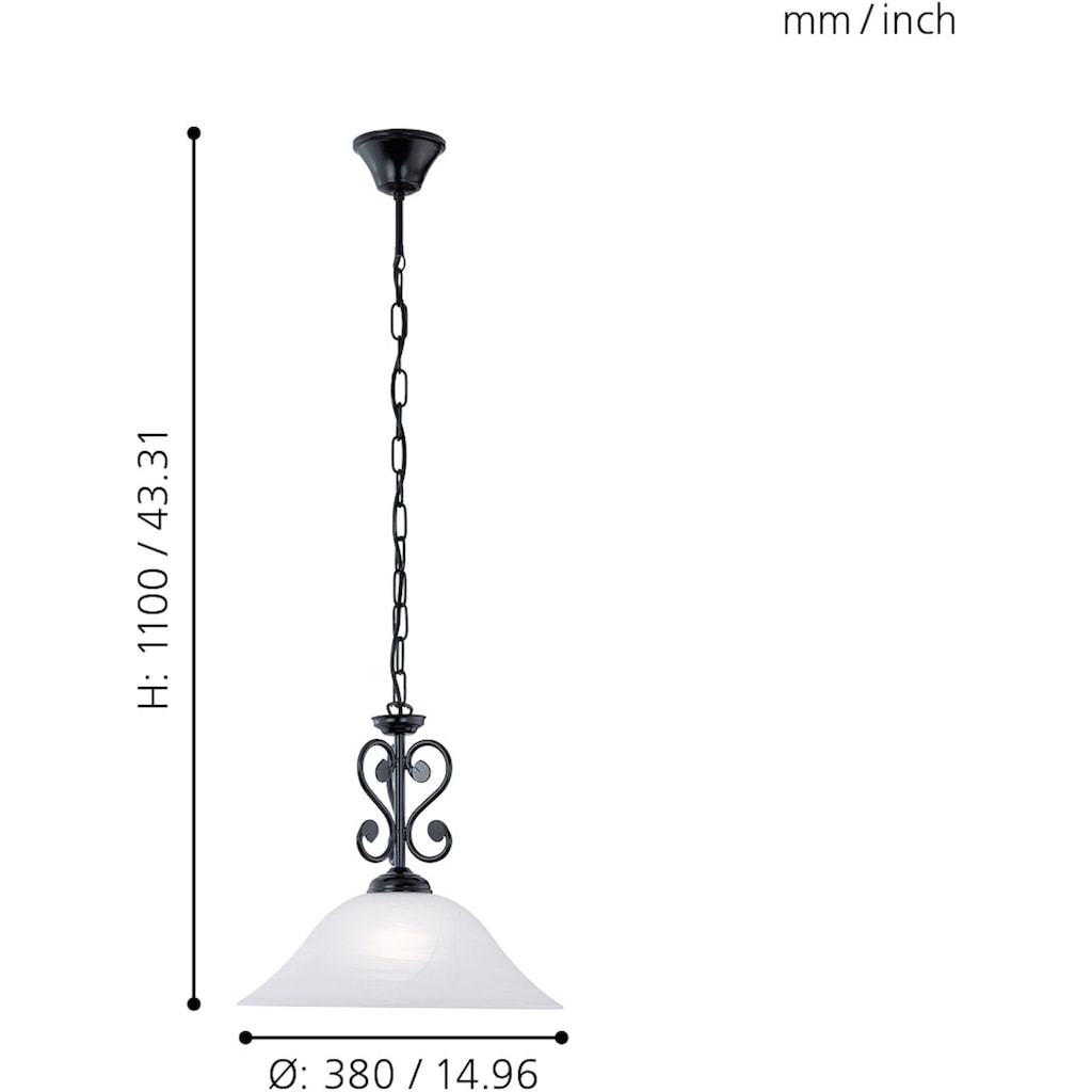 EGLO Hängeleuchte »MURCIA«, 1 flammig-flammig