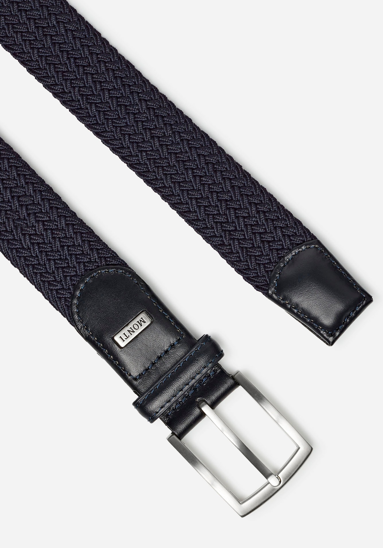 Thumbnail - MONTI Flechtgürtel "HAMBURG" 3,5 cm breit, Elastischer Flechtgürtel, Casual-Business-Sportiv