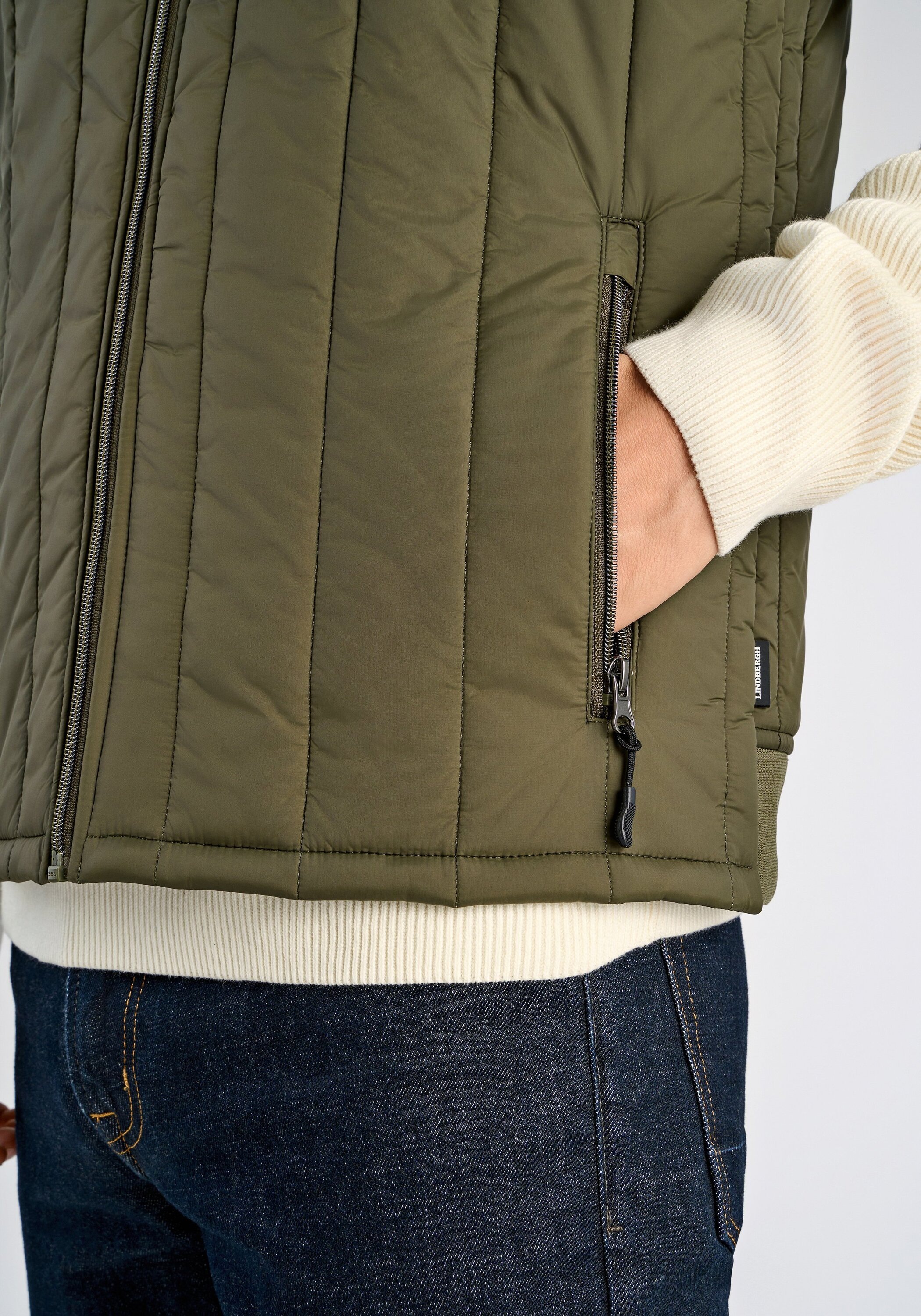 LINDBERGH Steppweste »Wattierte Weste Relaxed Fit«