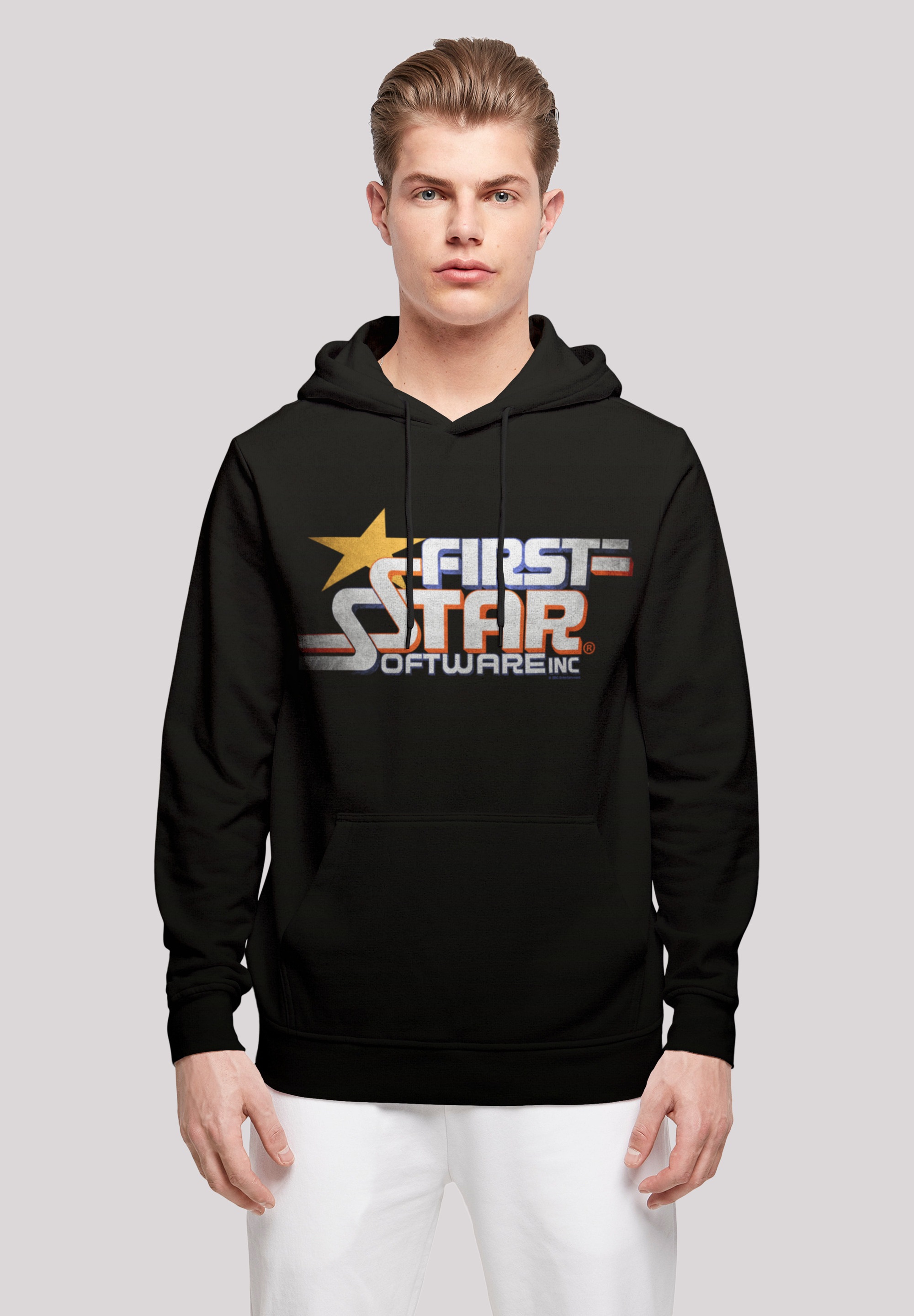 Kapuzenpullover »Retro Gaming FIRSTSTAR Inc«, Print