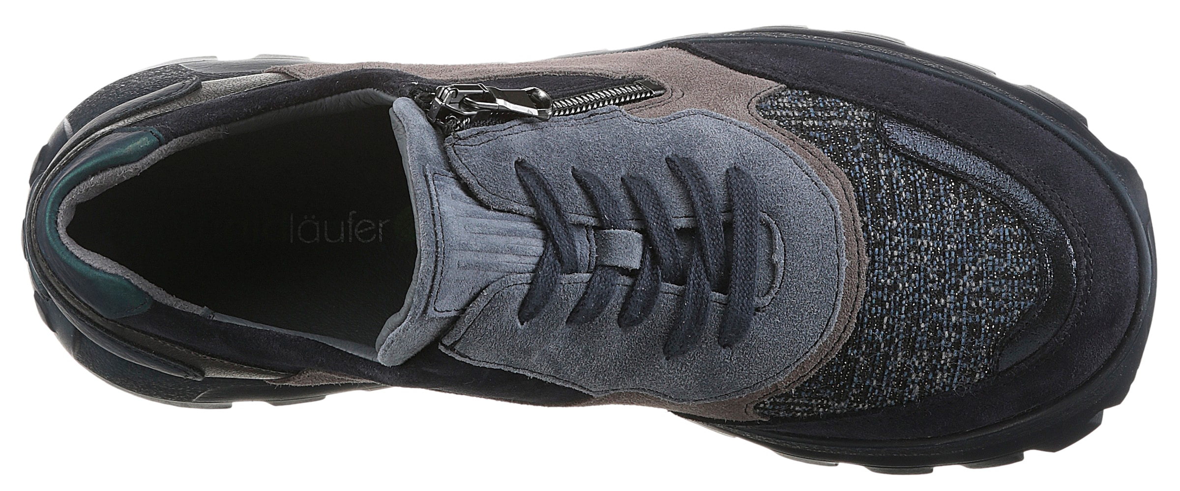 Waldläufer Sneaker »H-AJALA«, Schnürschuh, Bequemschuh, Halbschuh in Komfortweite H (= sehr weit)