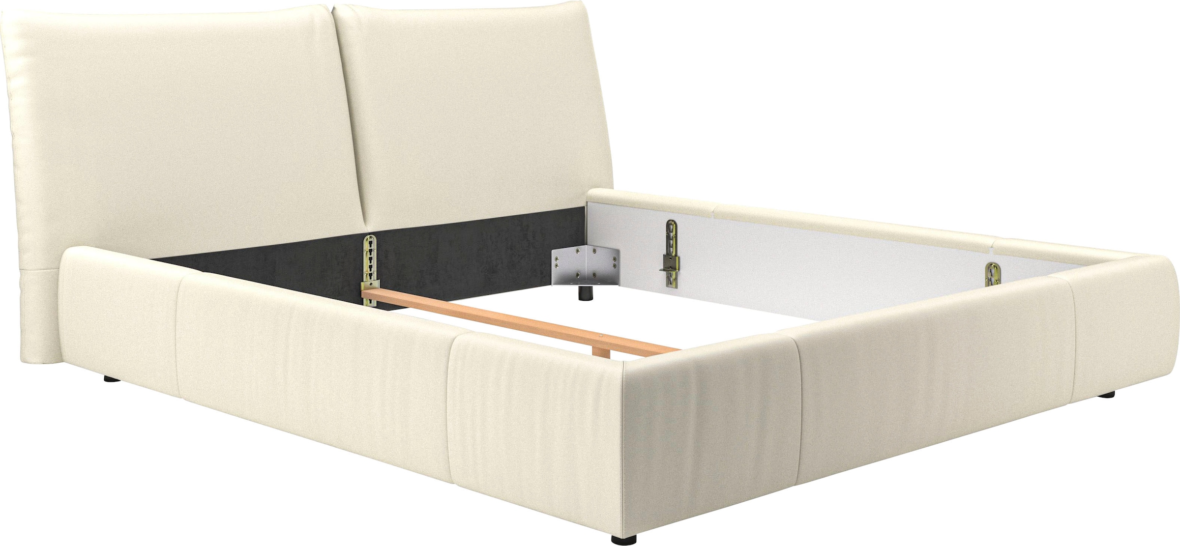 PLACES OF STYLE Polsterbett "Priora in 4 Breiten bis 200cm" auch in NaturLE günstig online kaufen