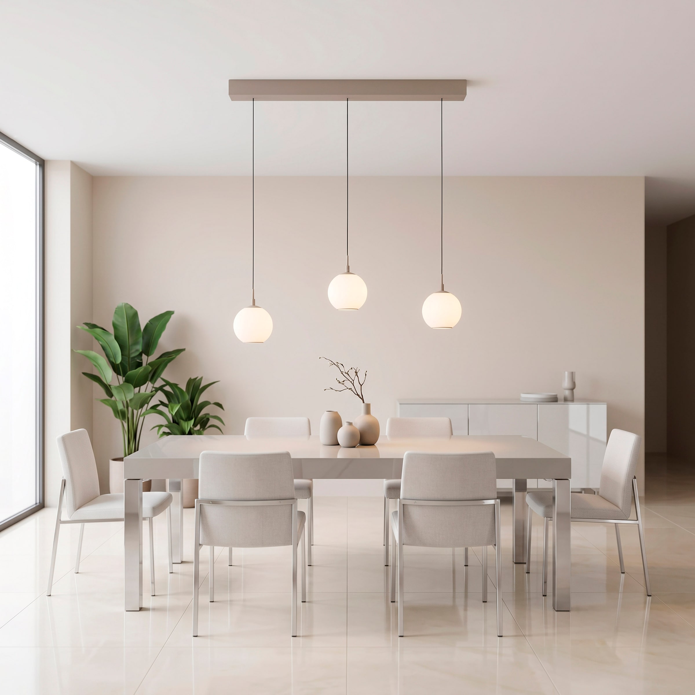 Paul Neuhaus LED Pendelleuchte »SANDORA« LED-Board 1 Stk. warmweiß - kaltweiß Comfort Lift, CCT(2200-5000K), 3-Stufen-Dimmung über Wandschalter