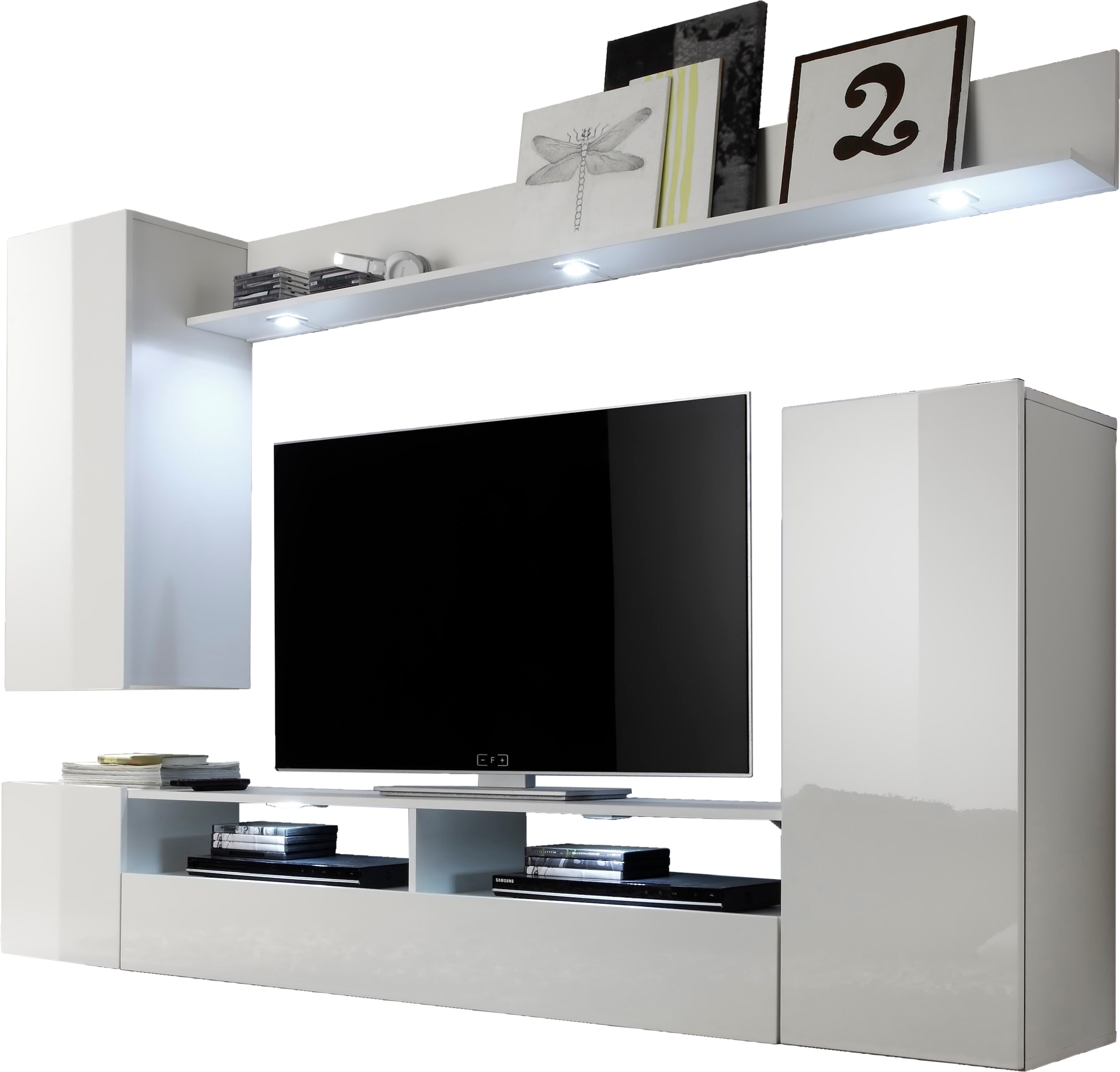Home affaire Wohnwand »Gillis« Set, 4 Stk. tlg.
