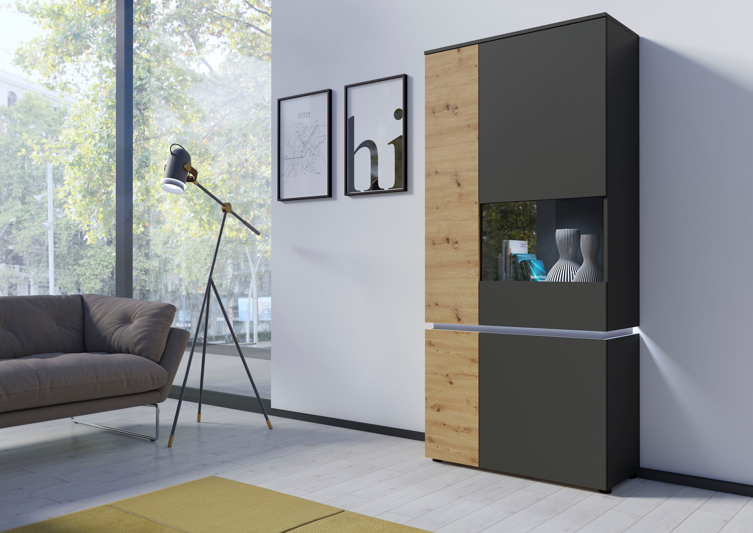 Home affaire Vitrine "Luci" günstig online kaufen