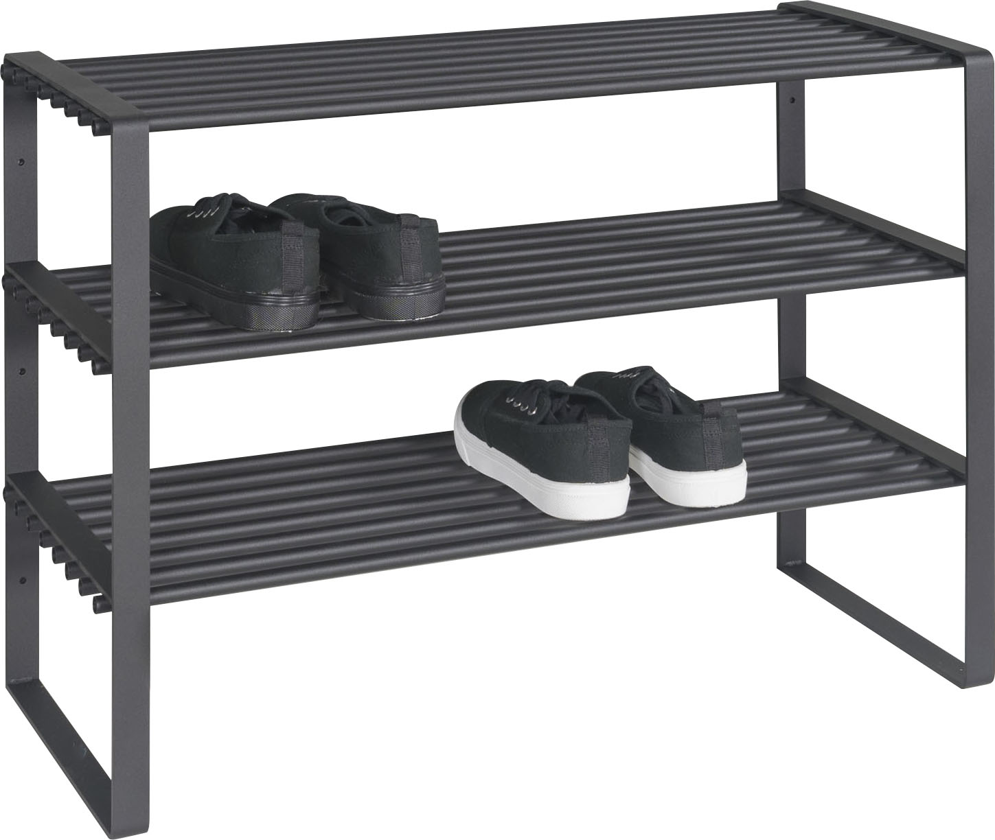 Thumbnail - Spinder Design Schuhregal "REX SR 2 - 100 cm", (1 St.), Regal aus Stahl, wahlweise Breite 70 cm oder 100 cm