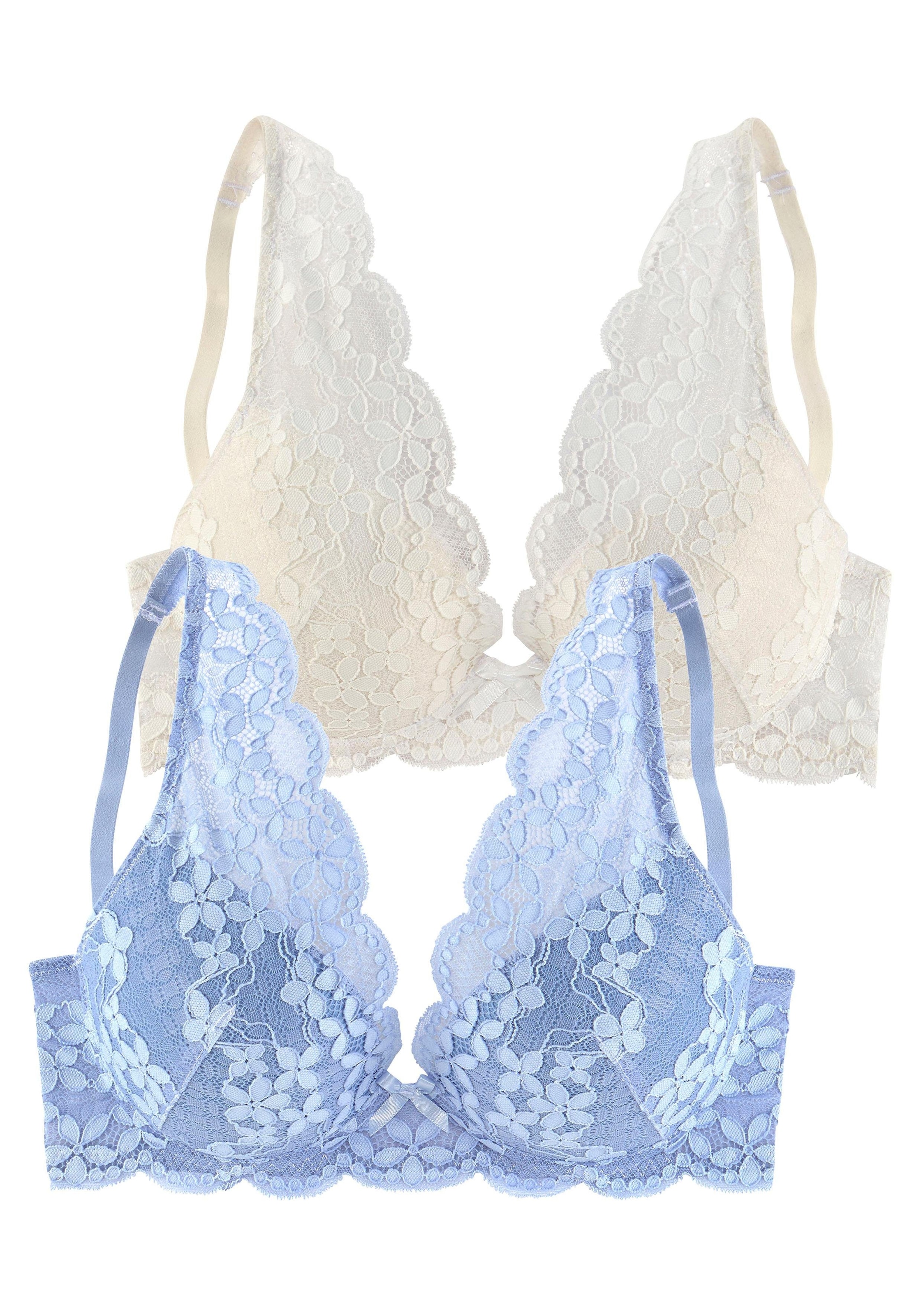 petite fleur Push-up-BH, (Packung, 2 Stück), in High Apex Schnittform, Dessous  online kaufen